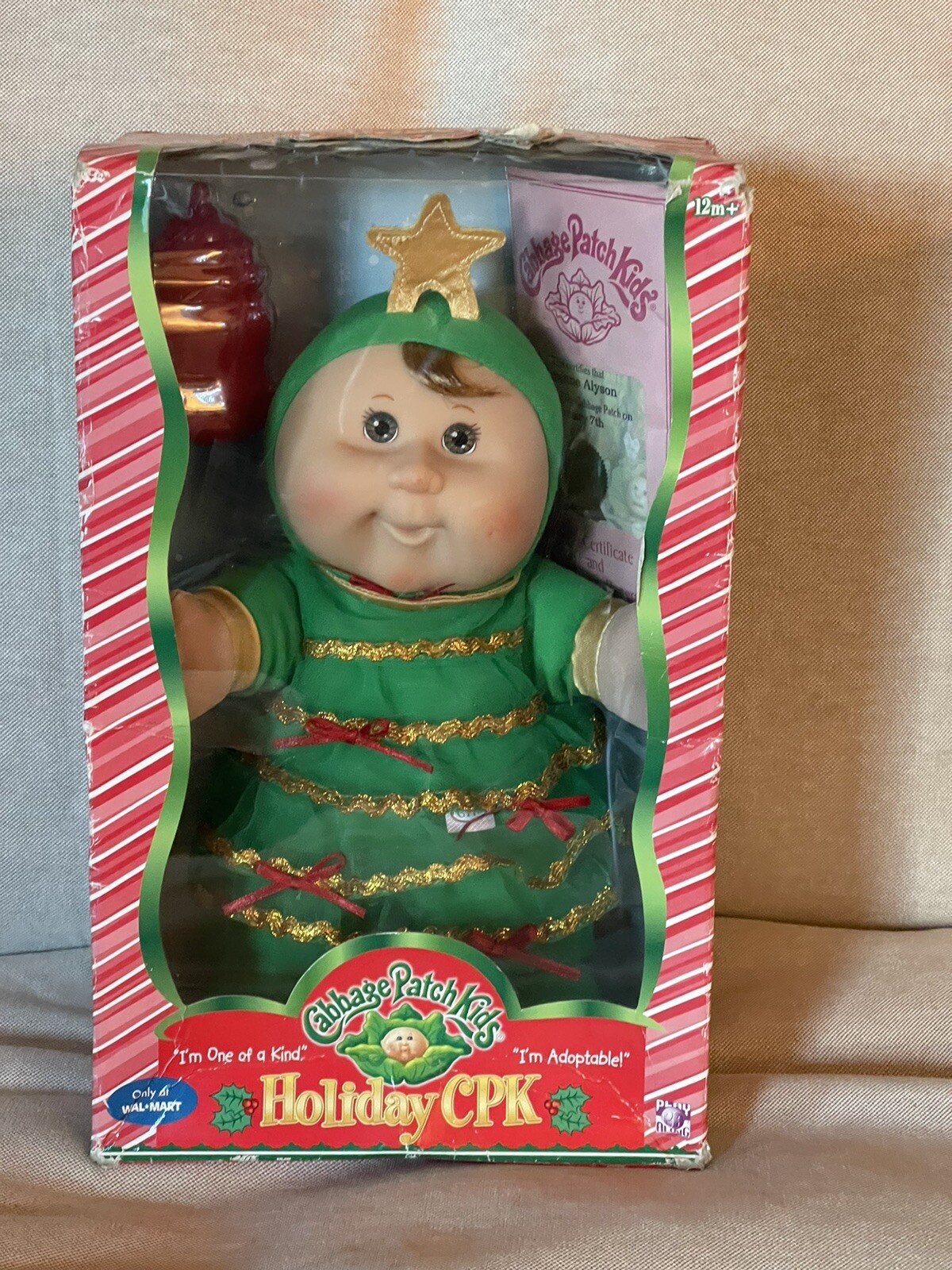 NIP!! CABBAGE PATCH KIDS HOLIDAY DOLL Shyann Alyson CHRISTMAS TREE