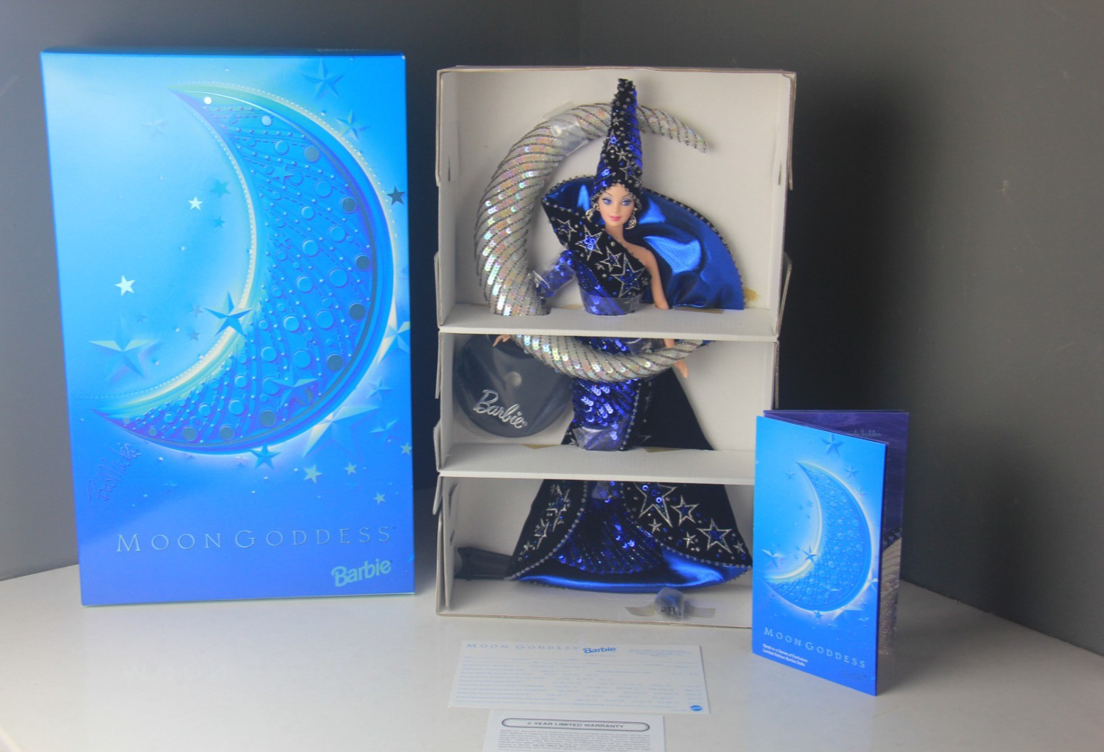 1996 Moon Goddess Barbie Bob Mackie 9th In Series Collector Edition 14105 NIB