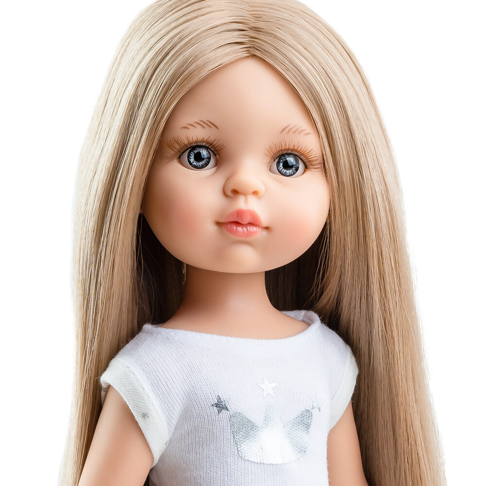 Paola Reina 13212 Amigas Pajamas CARLA Doll 32 cm./12.5 in. with Vanilla Scent