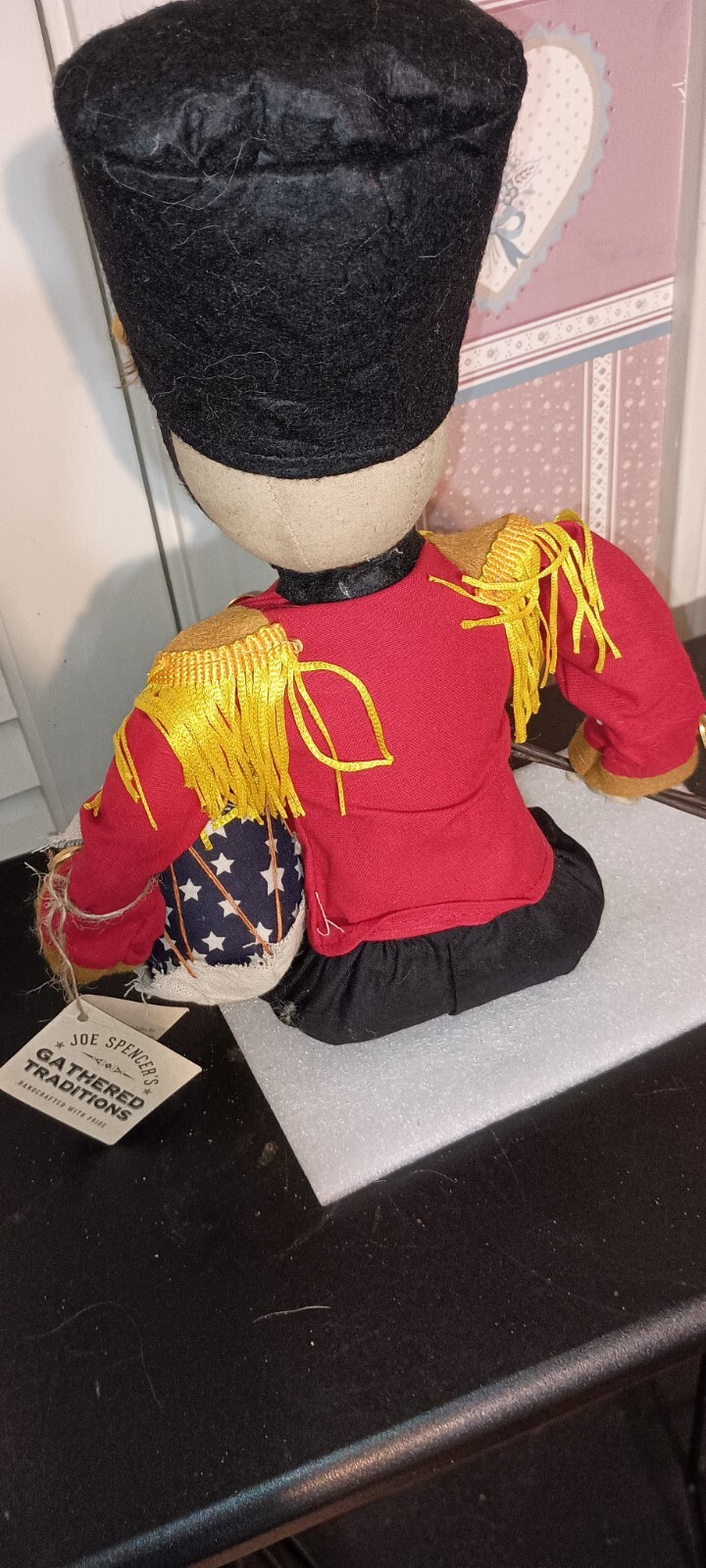 JOE SPENCER-GATHERED TRADITIONS-18″H-DANNY LITTLE DRUMMER BOY ART DOLL-2024-NEW