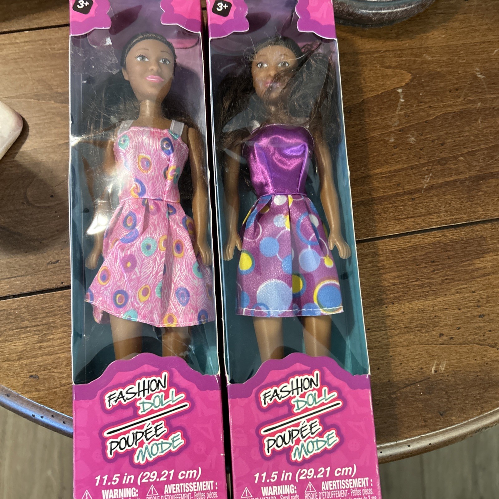 Fashion Doll Poupee mode 11.5 inches Tall Ages 3+ …. 2 In Lot