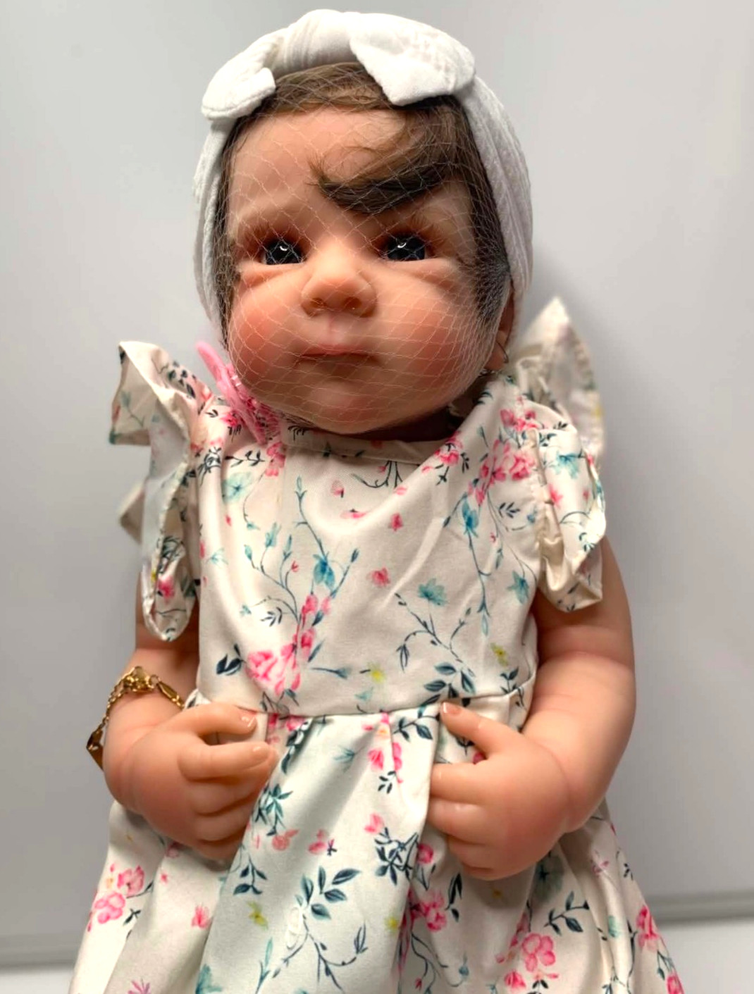 BZDOLL Realistic Soft Silicone Reborn Baby Doll girl 17″ new