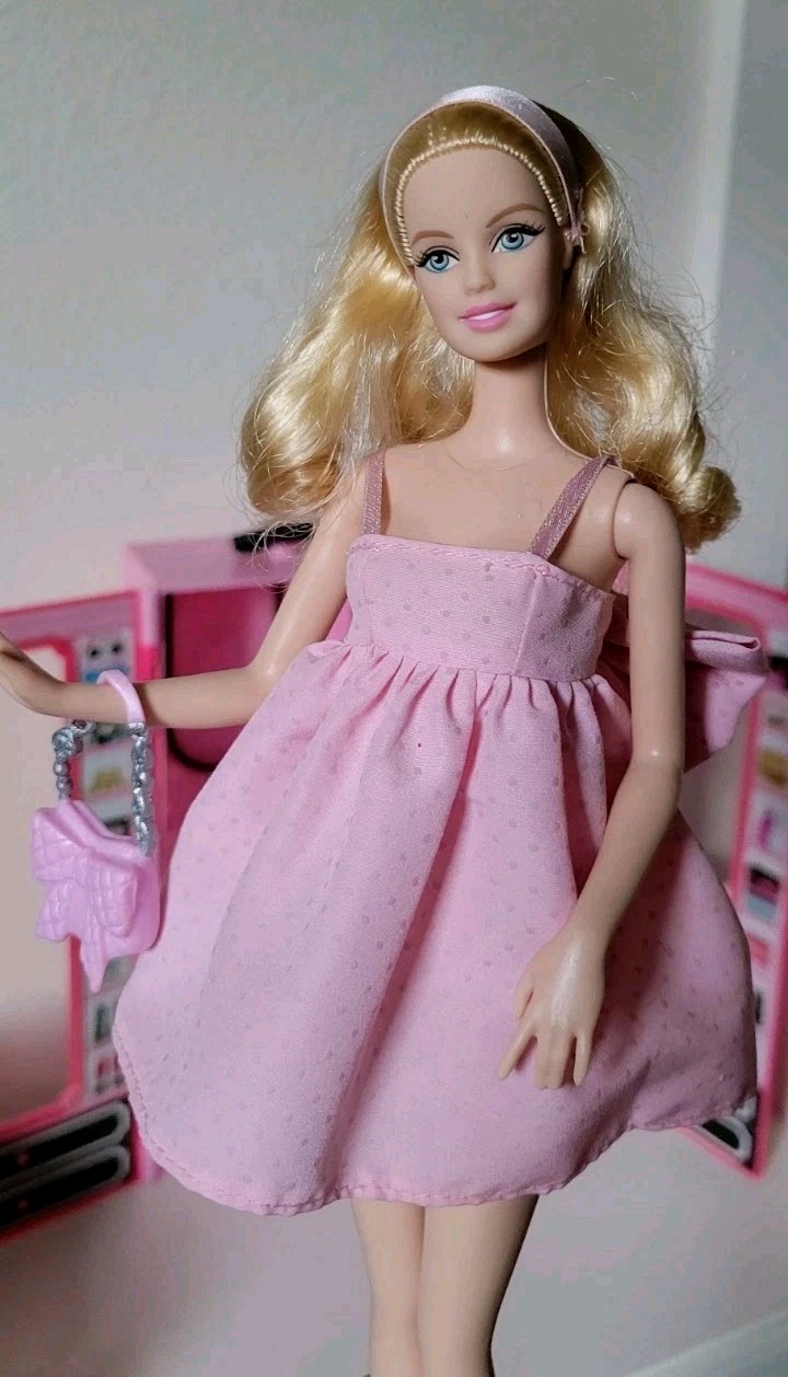 ? Fashionis Blonde Hair Barbie Doll Y2k Bow Fashion Outfits Accessories OOAK