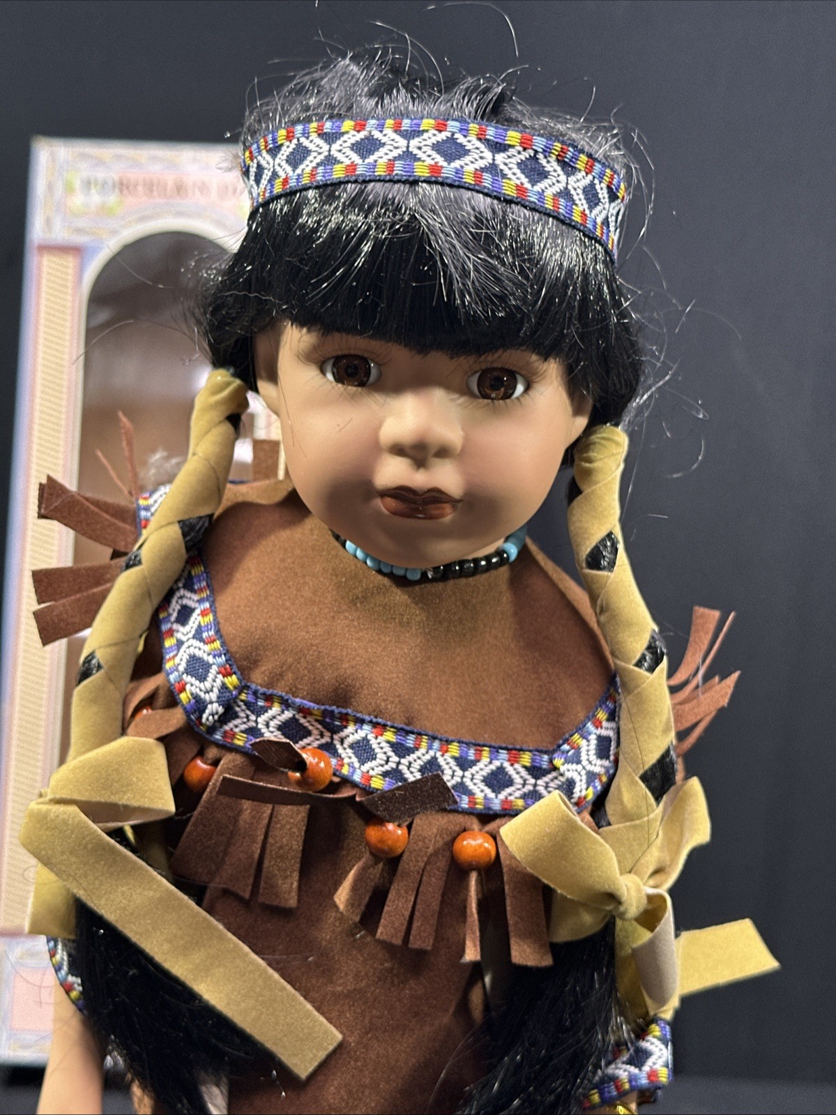 Cathay Collection Porcelain Doll Native American 1/5000 “Sara”