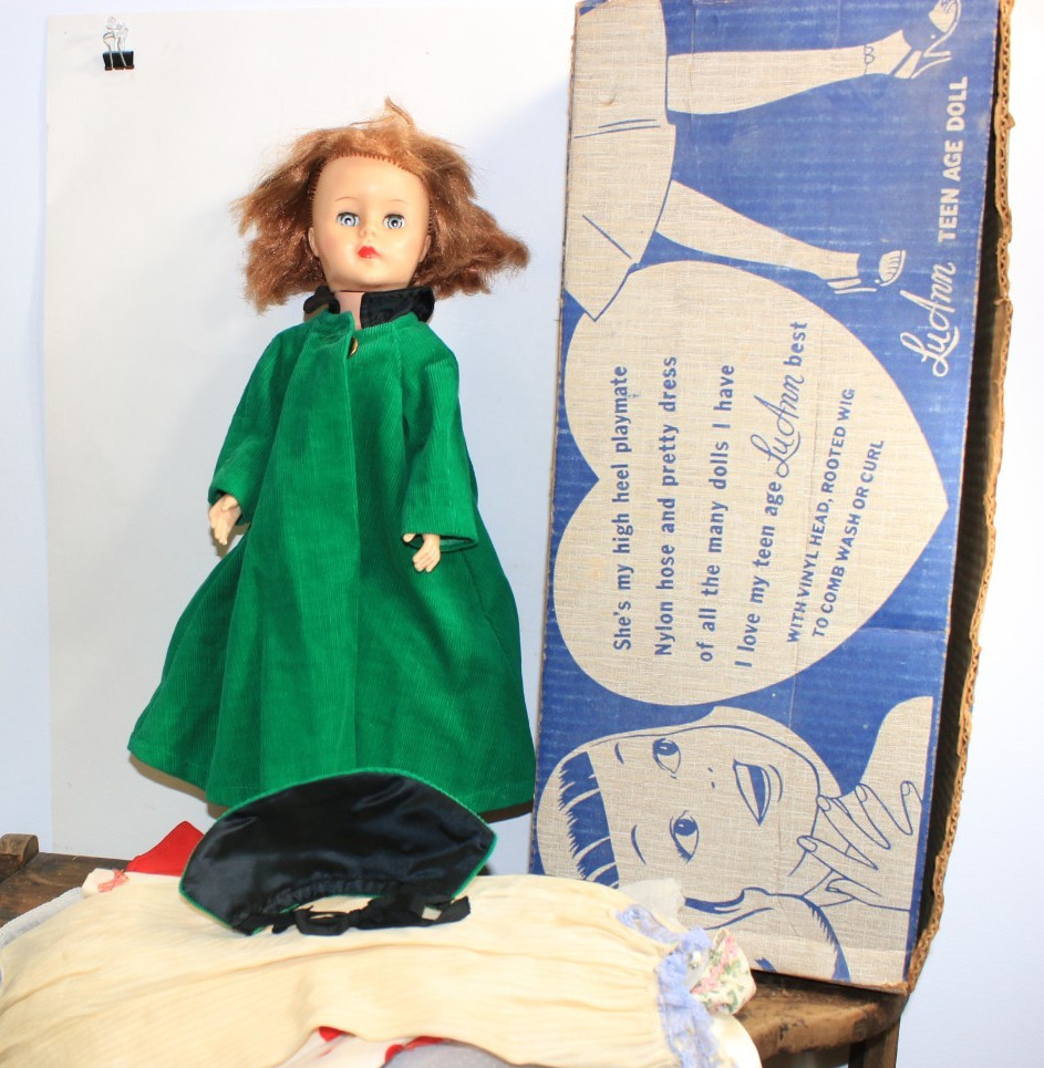 Vintage Luann Teenage Doll With Additional Outfits and original box Lu Ann 19″