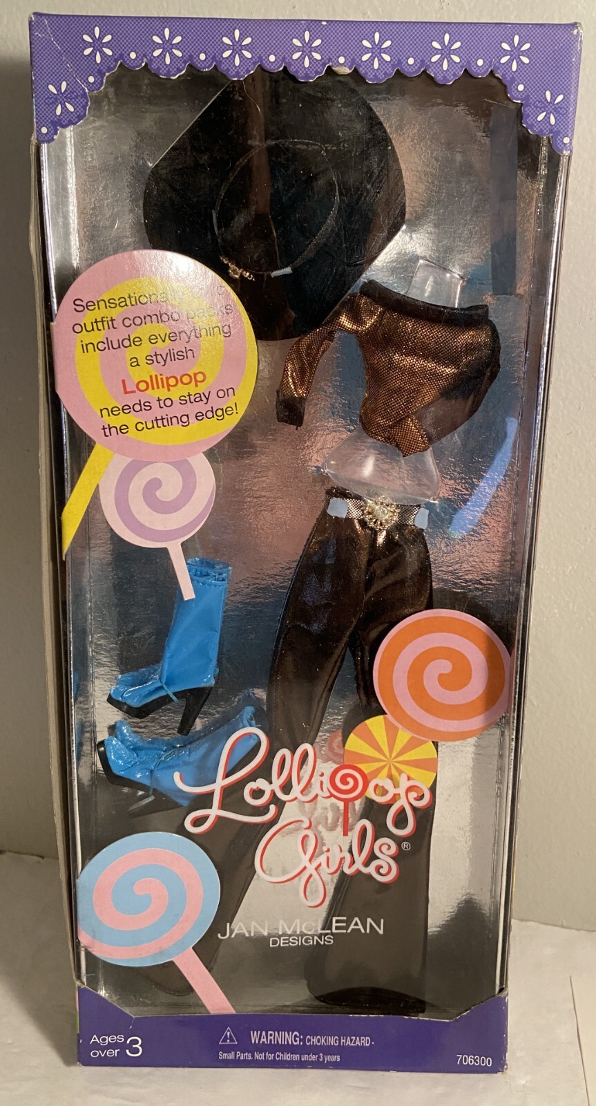 New LOLLIPOP GIRLS 2003 Unimax Doll Outfit Jan McLean /London Designs 706300