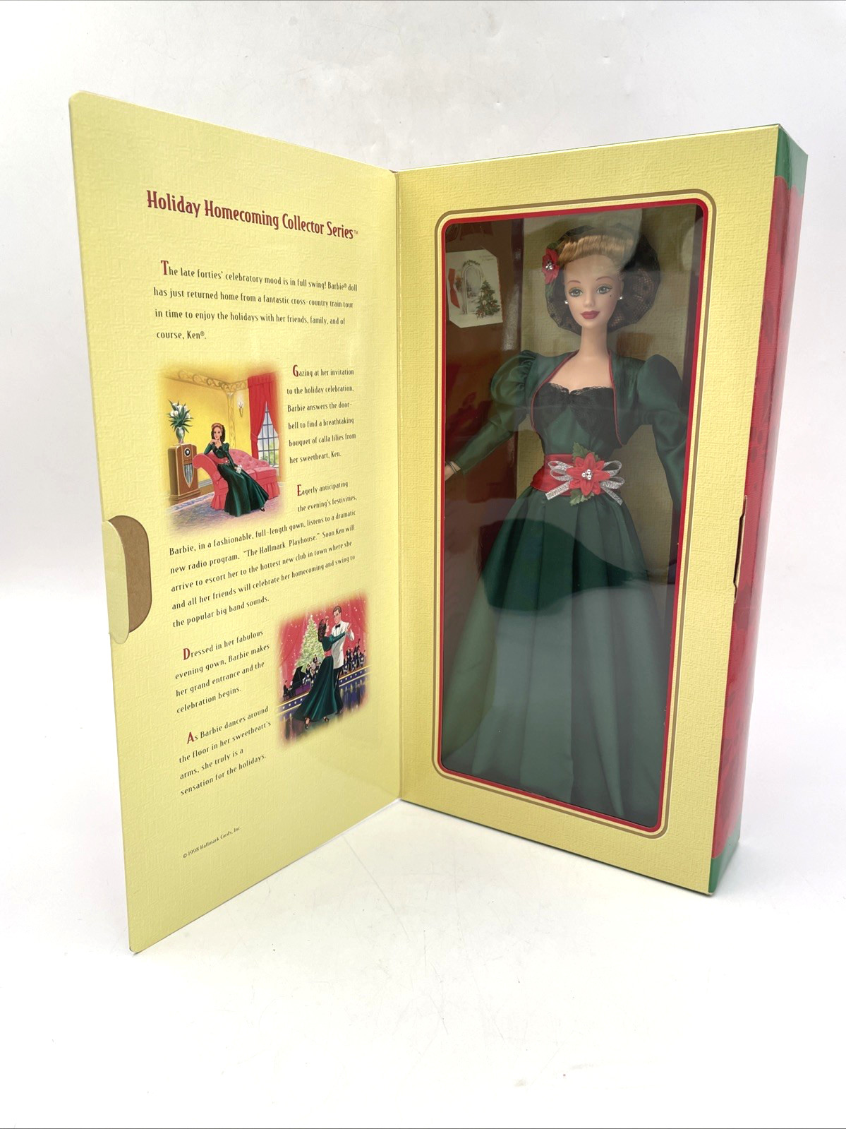 1998 HOLIDAY SENSATION BARBIE Hallmark Special Edition Doll #19792 Mattel New