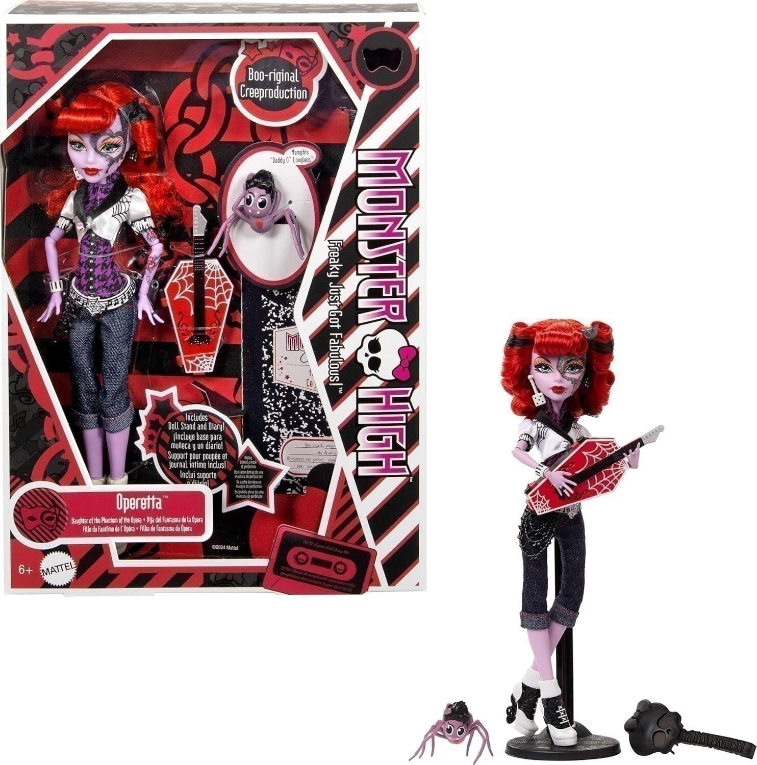 Monster High Boo-Original Creeproduction Meowlody Purrsephon Toralei Operetta