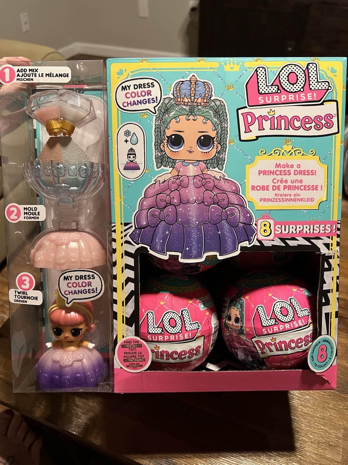 LOL Surprise PRINCESS Tots Make-Your-Own Magic Doll Blind Box/Ball New Sealed