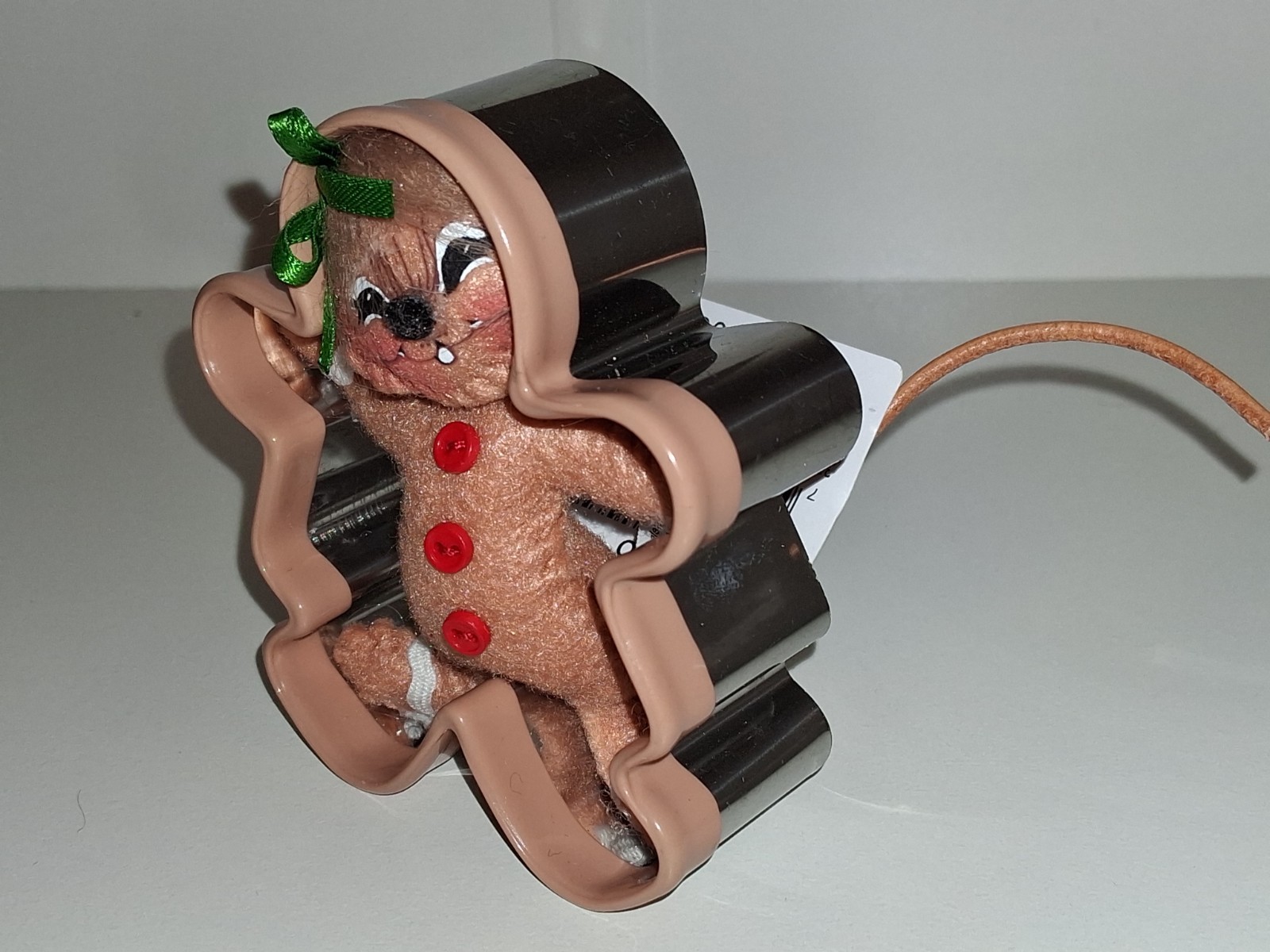 ANNALEE NEW 3″ COOKIE CUTTER MOUSE metal Cookie Cutter Gingerbread Mouse So Cute