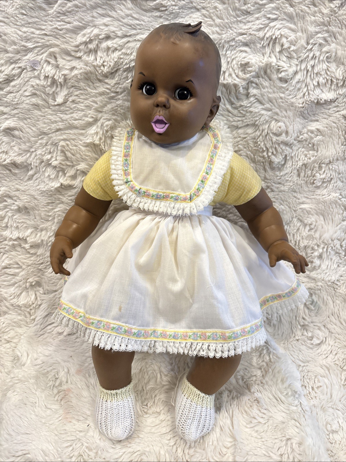 Vtg 1979 AA Black Gerber Baby Doll Atlanta Novelty 17″ NOS Rolling Eyes