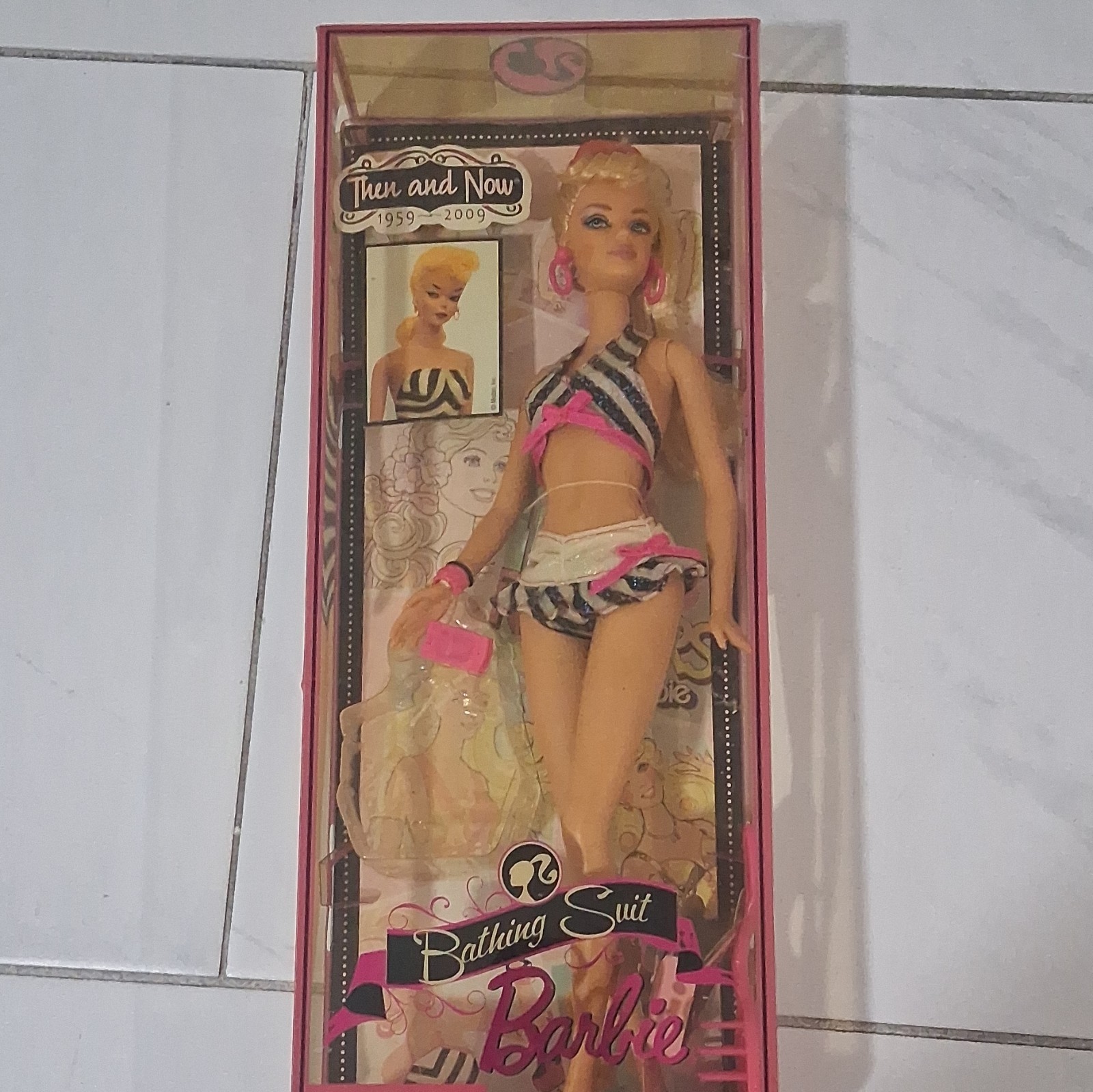 Mattel Barbie Bathing Suit Barbie “Then and Now” 1959-2009 2009 NRFB