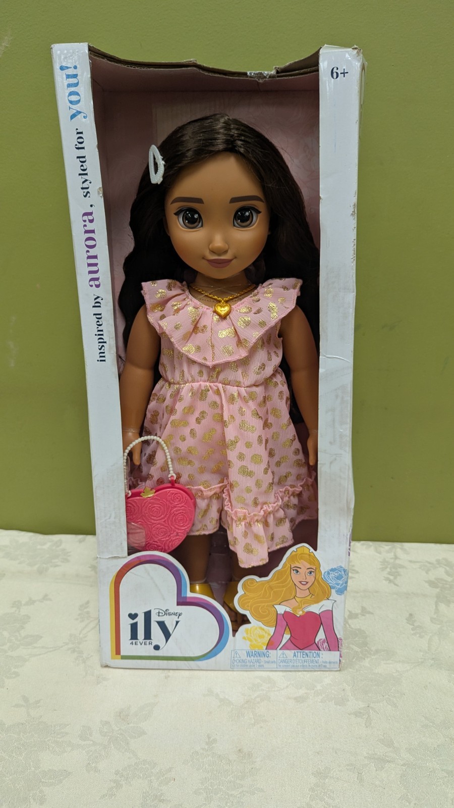 New NIB Disney ily 4EVER 18″ Doll Inspired by Auroa Rare – READ