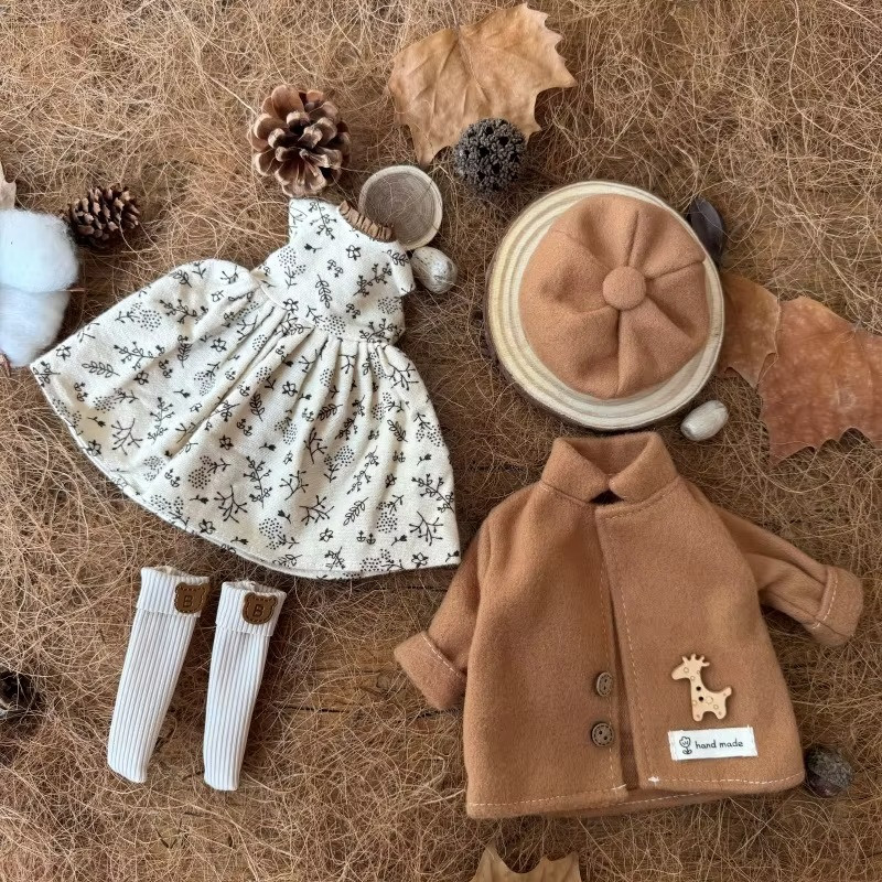 BJD Blythe Doll Clothes Coat Dress Hat Accessories Outfit Suit 1/6 BJD Doll