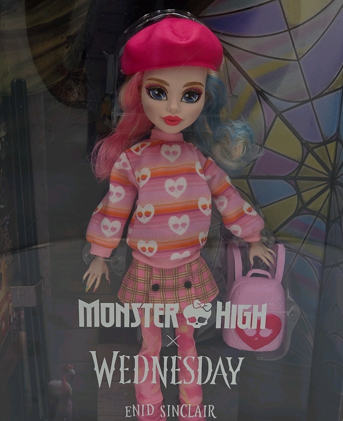 NEW Monster High x Wednesday Enid Sinclair Doll Mattel HXJ05 Netflix Sealed NIB