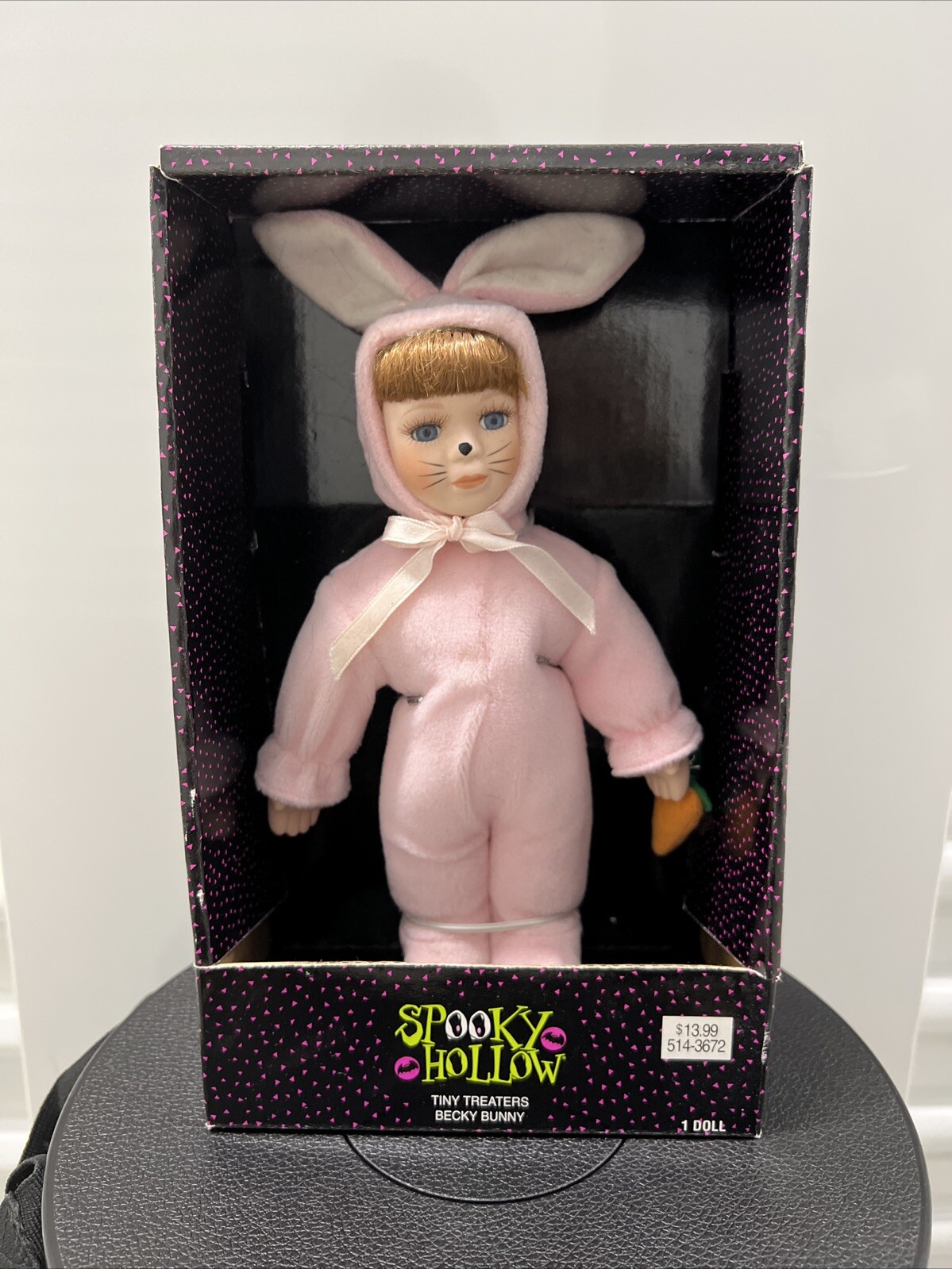 BECKY BUNNY Spooky Hollow Tiny Treaters 8″ 2000 VINTAGE