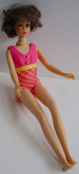 Barbie Francie Doll Twist N Turn Brunette Vintage Mattel