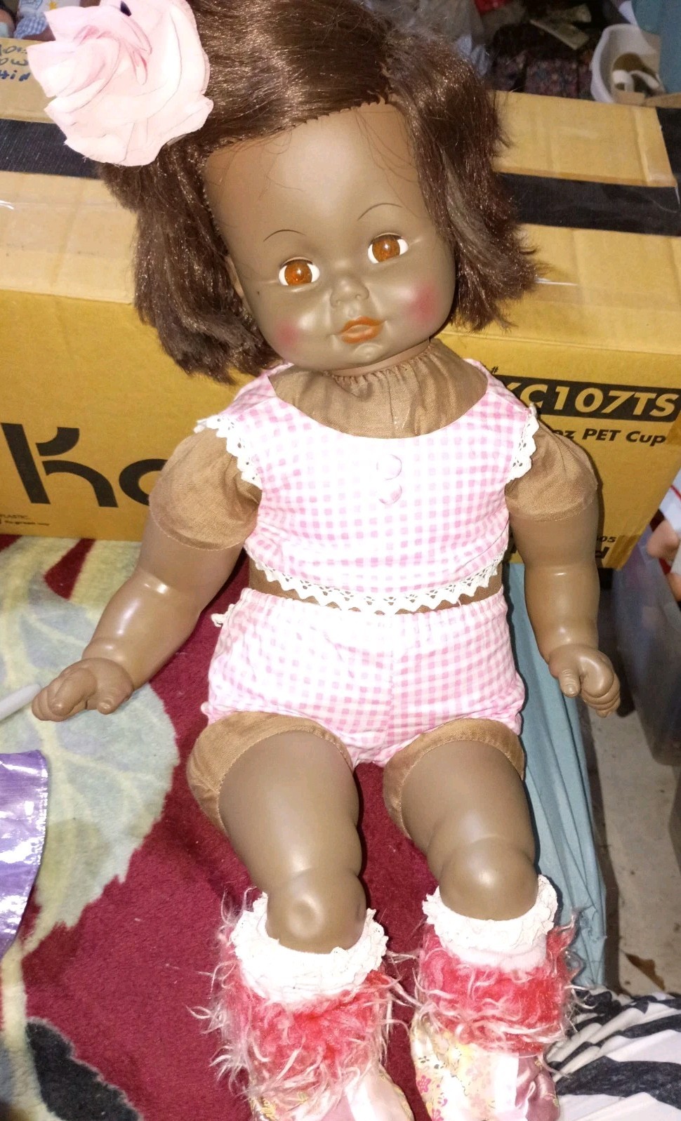 23 Inch African American Horseman Baby Doll