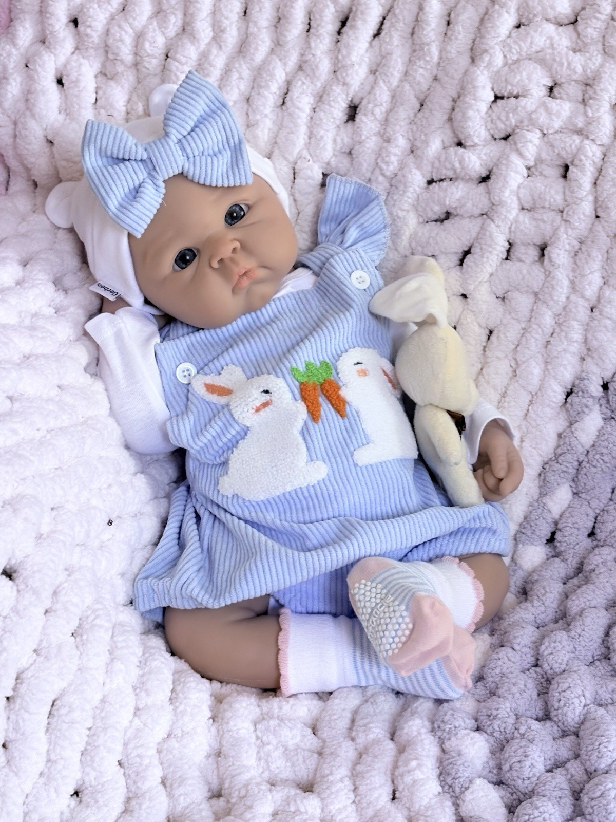 19” Lifelike 7 lbs Full Silicone Reborn Baby Girl Doll Floppy Squishy Newborn