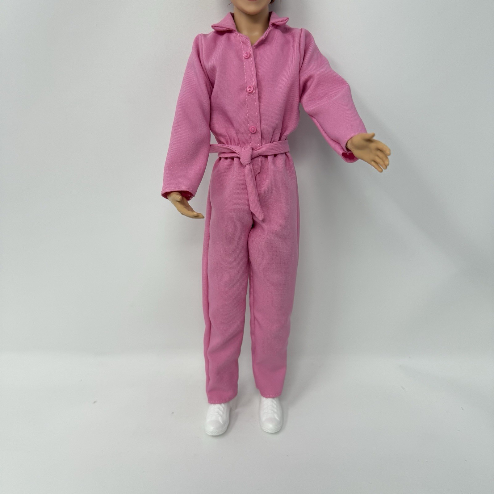 Barbie The Movie ALLAN Ken Pink Power Jumpsuit & White Sneakers For Doll