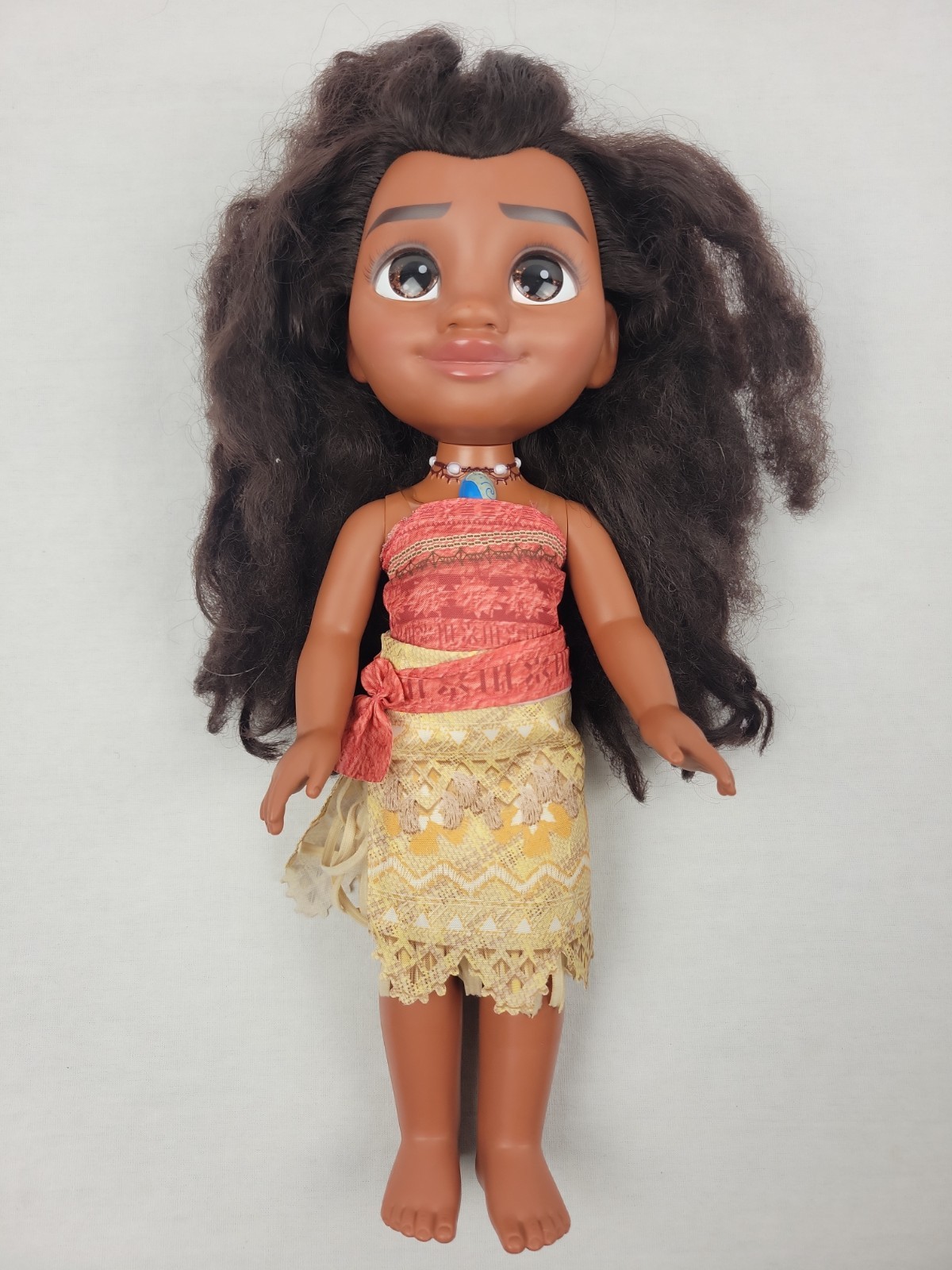 Disney Moana Play Doll 14in Dark Brown Wavy Hair Brown Eyes MPN 1093CA01