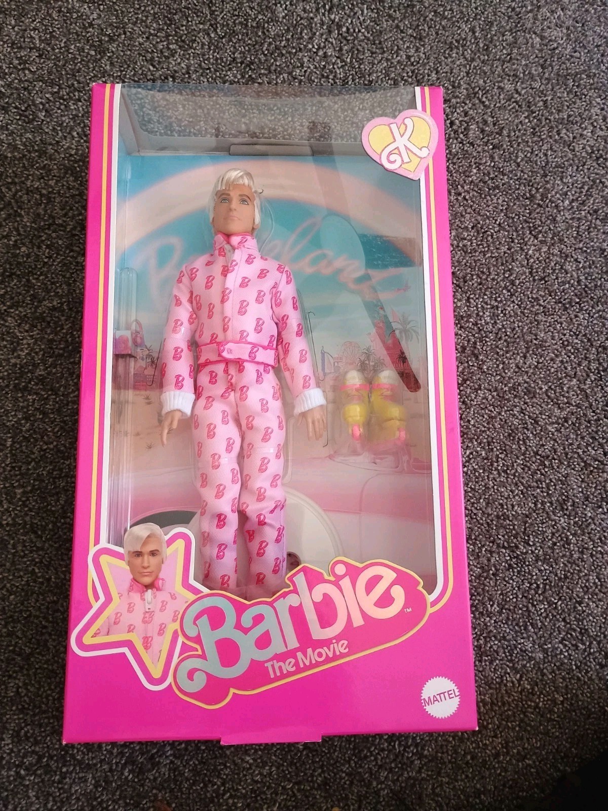 Barbie The Movie Ken Doll Ryan Gosling Pink Jumpsuit JCP80 “I’m Coming With You”