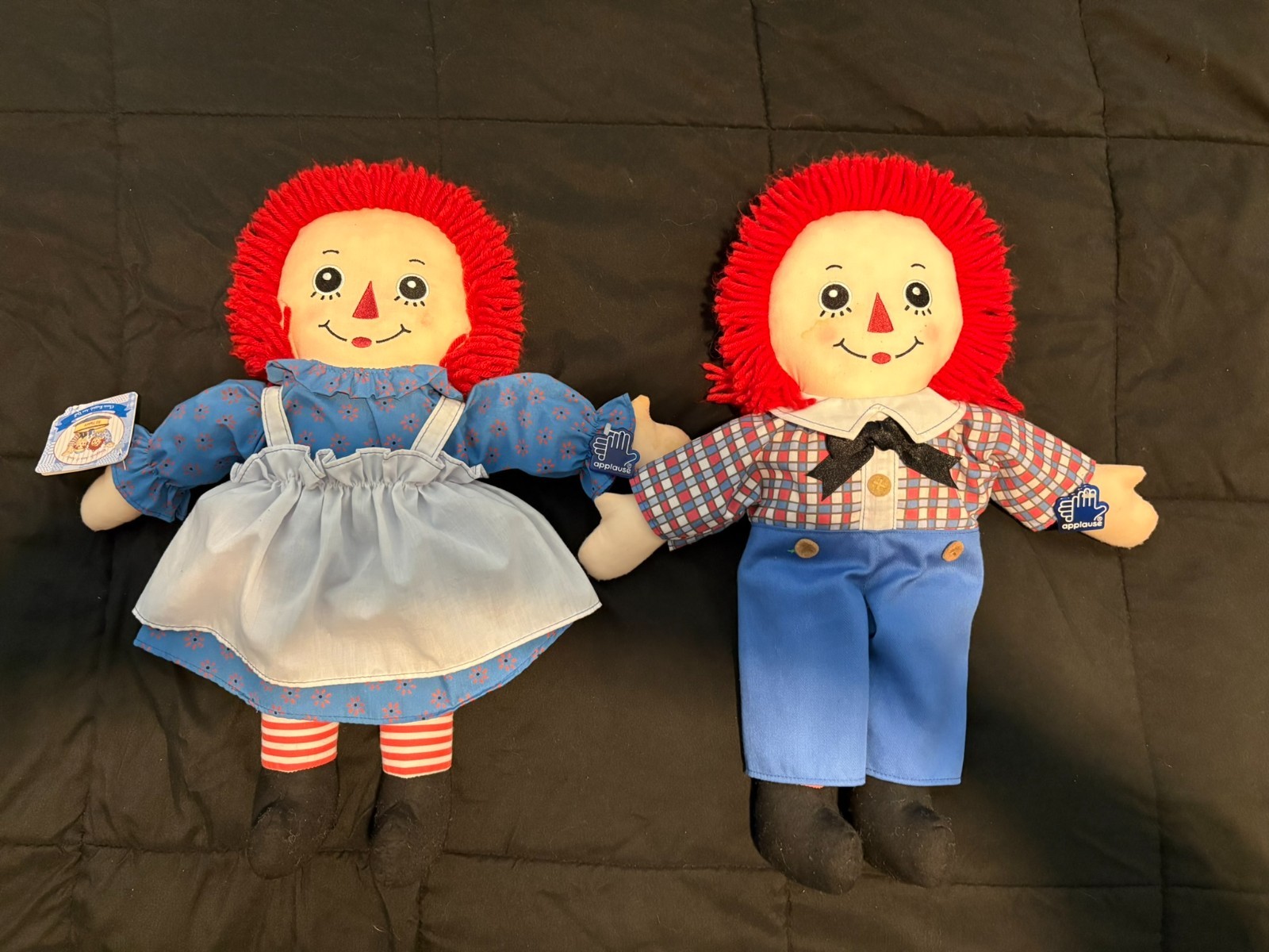 Vintage Raggedy Ann And Andy Dolls