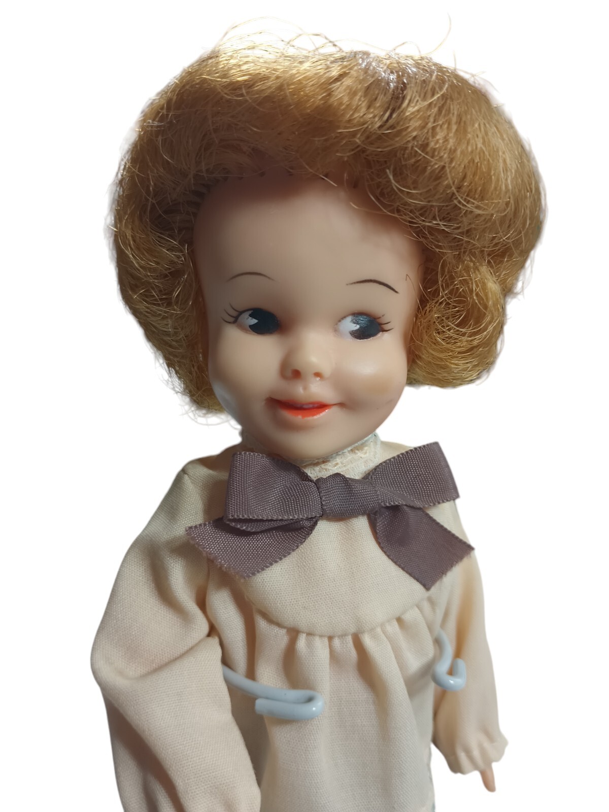 1963 Vintage Deluxe Reading Penny Brite Doll 8″ Rooted Hair Smiling Mouth #156