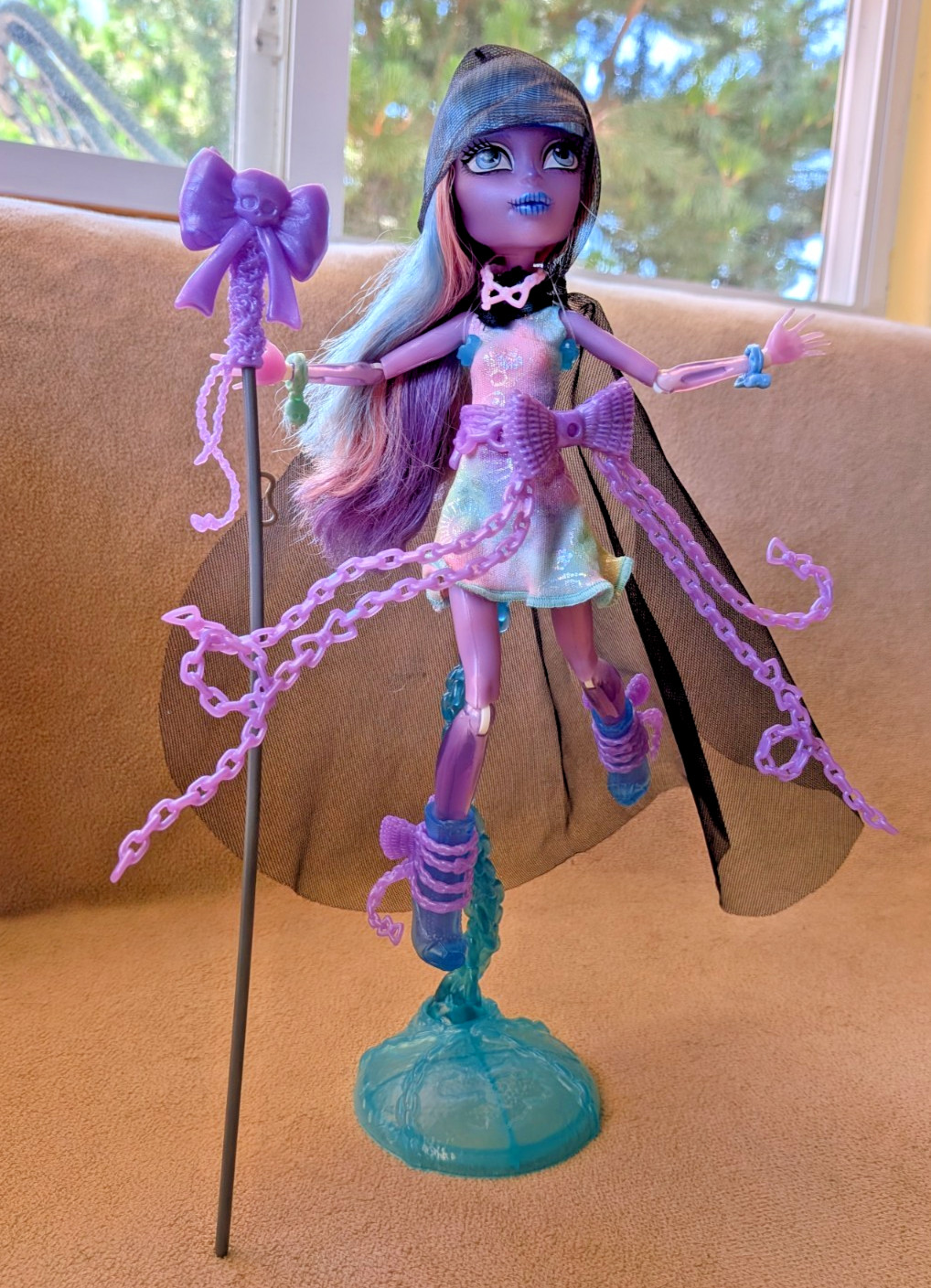 Monster High Haunted River Styxx Collector Doll Displayed Only w/ Stand