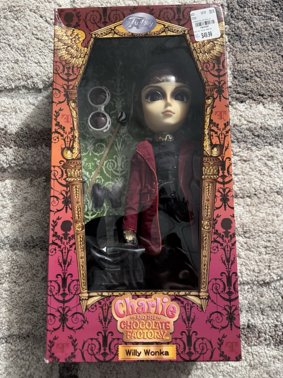 Taeyang Willy Wonka T-224 Charlie Chocolate Factory NRFB NIB Groove Doll