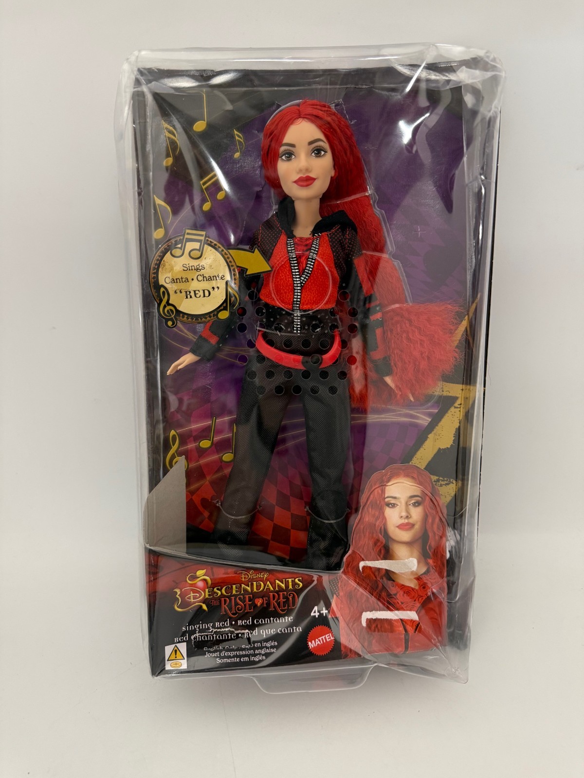 Disney Descendants The Rise of Red Singing Red Doll Sings Seeing Red 2024 Mattel