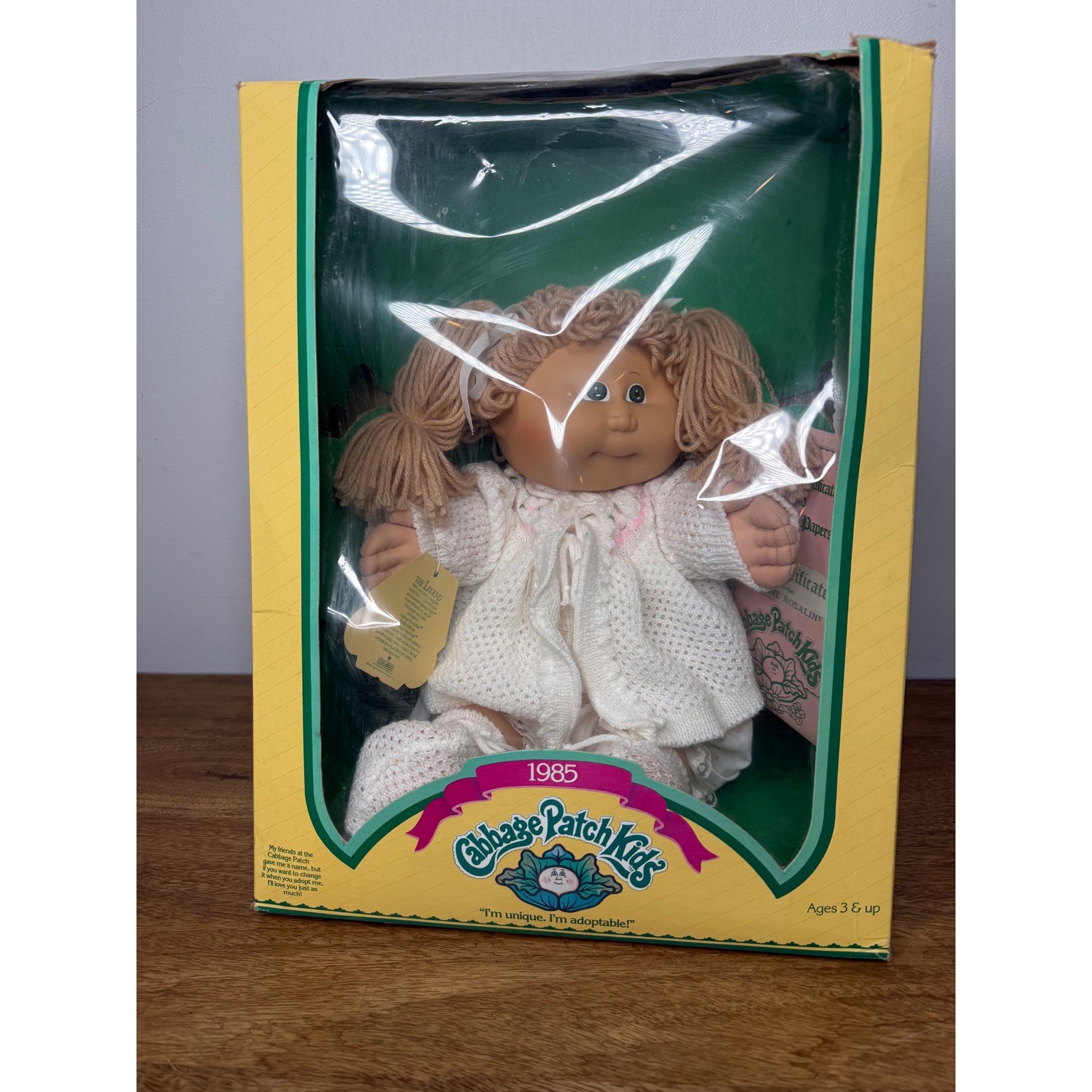 1985 Cabbage Patch Kids Doll Coleco Vintage Original – New Damage Box