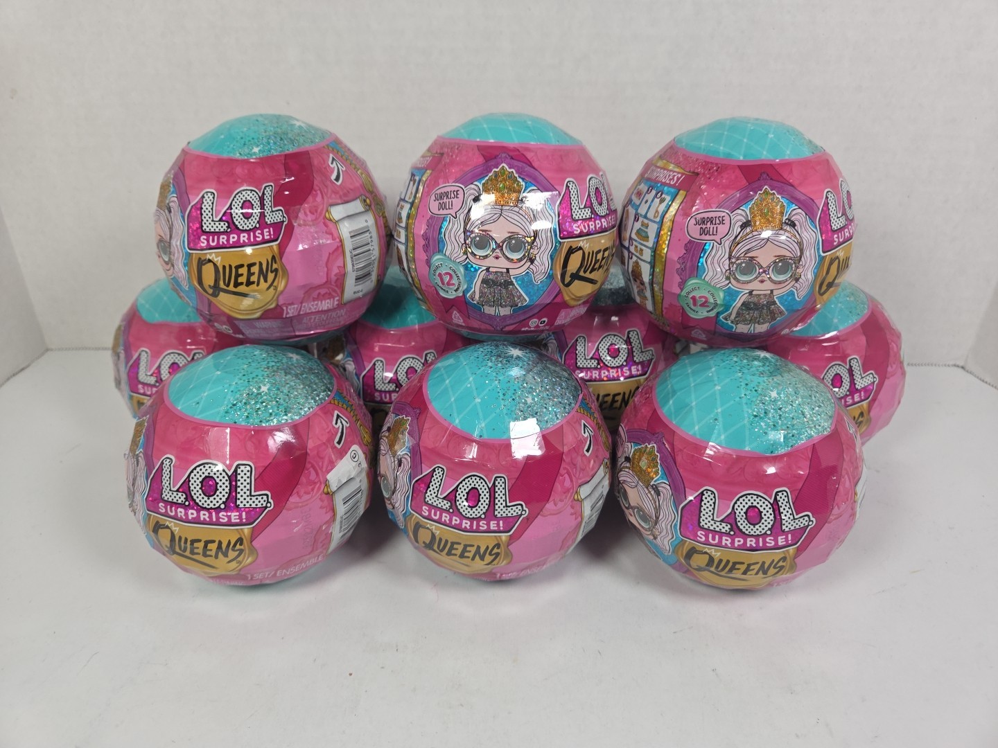 Lot Of 10 – LOL Surprise QUEENS Ball – 9 Surprises