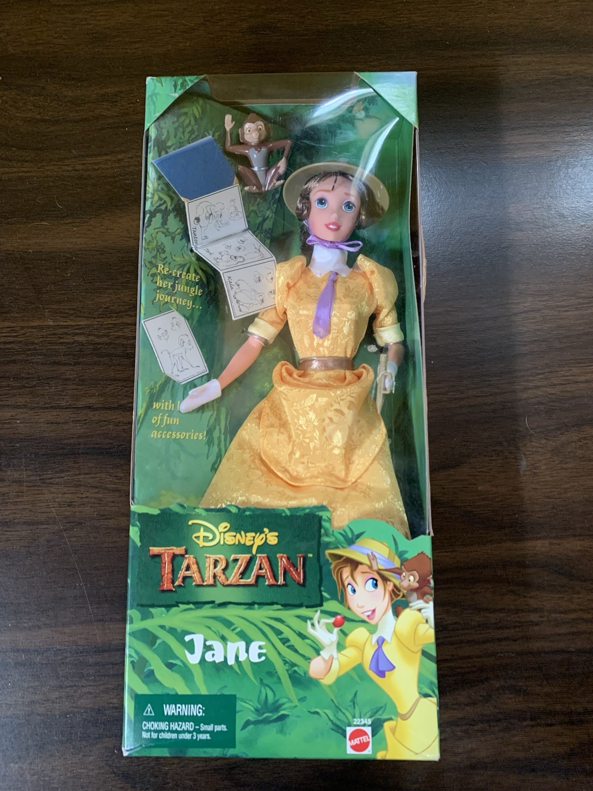 1999 DISNEY’S TARZAN JANE DOLL – 22345 – ORIGINAL BOX UNOPENED