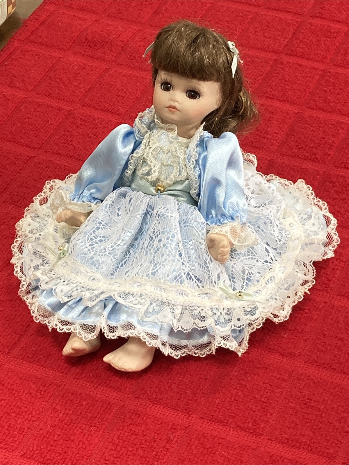 VINTAGE “EMERALD DOLL COLLECTION” 7.5” PORCELAIN DOLL-RARE
