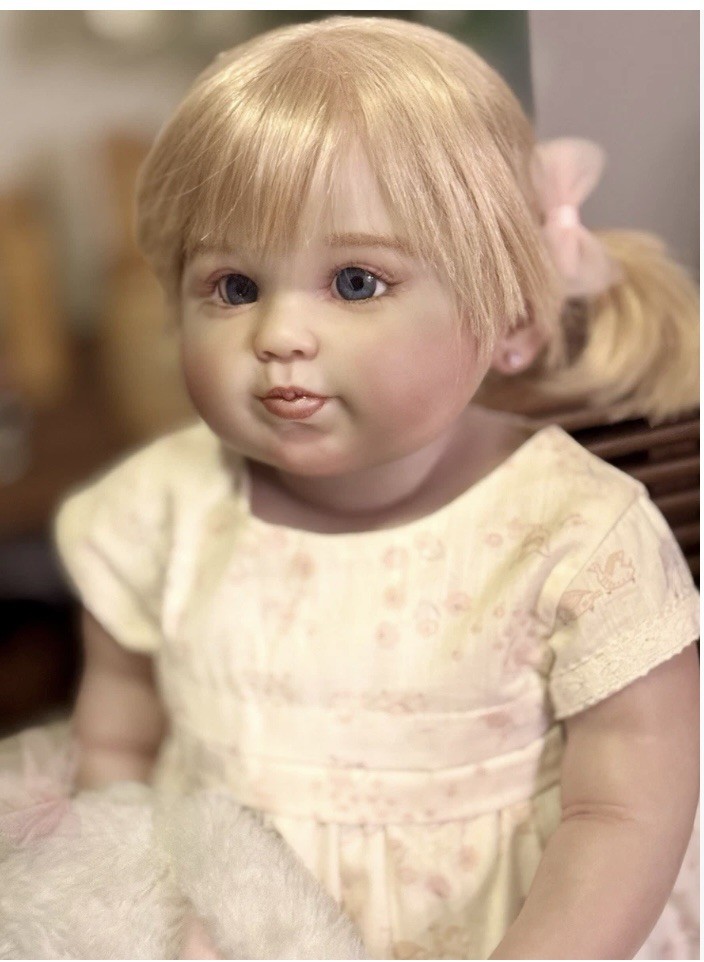 EMMELINE REBORN DOLL, 28” Authentic By Ping Lau With COA For Irreversible, Inc