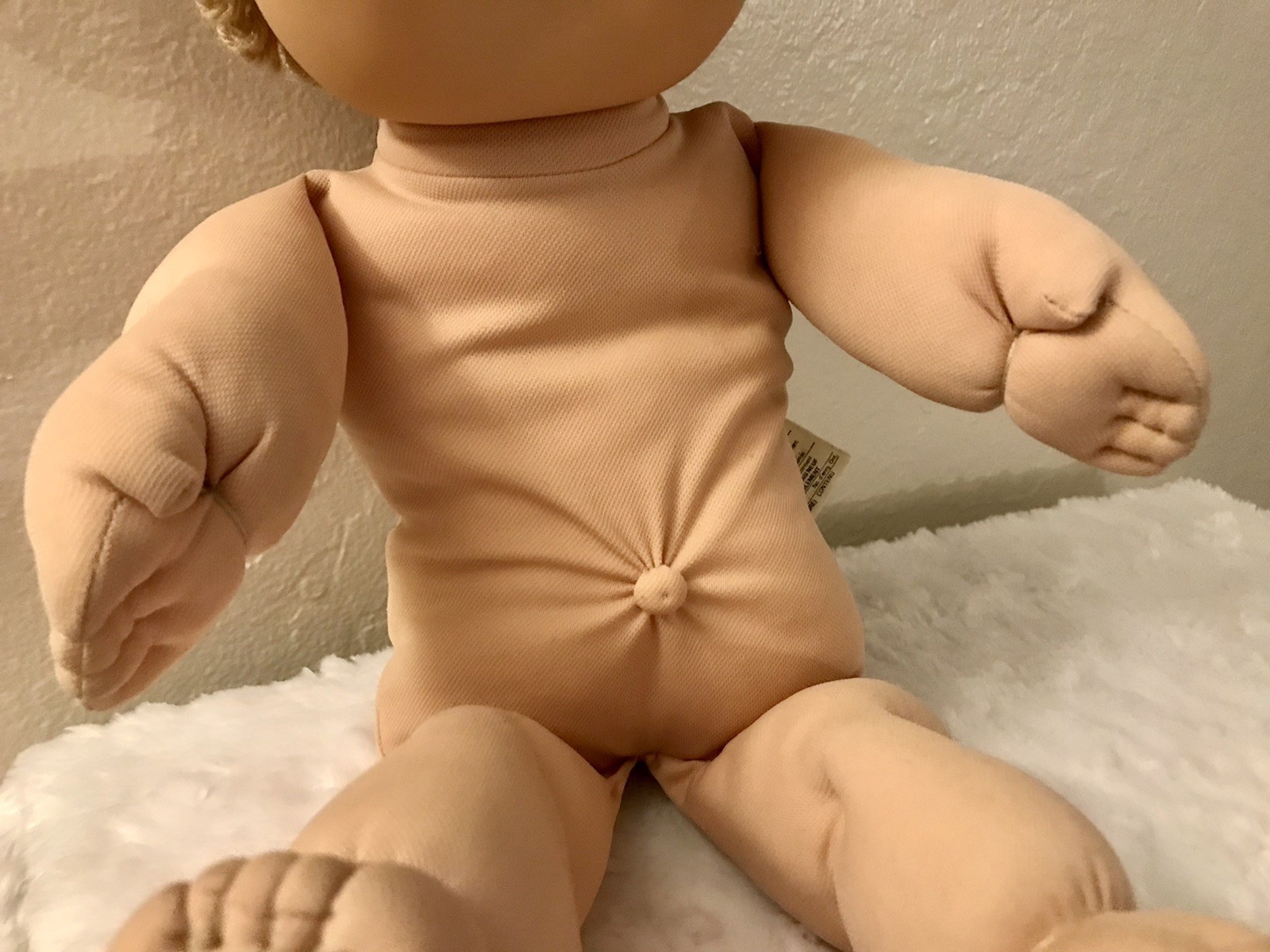 Cabbage Patch Kids Tsukuda Japan HM3 Boy in Football Uniform Wheat/Brown