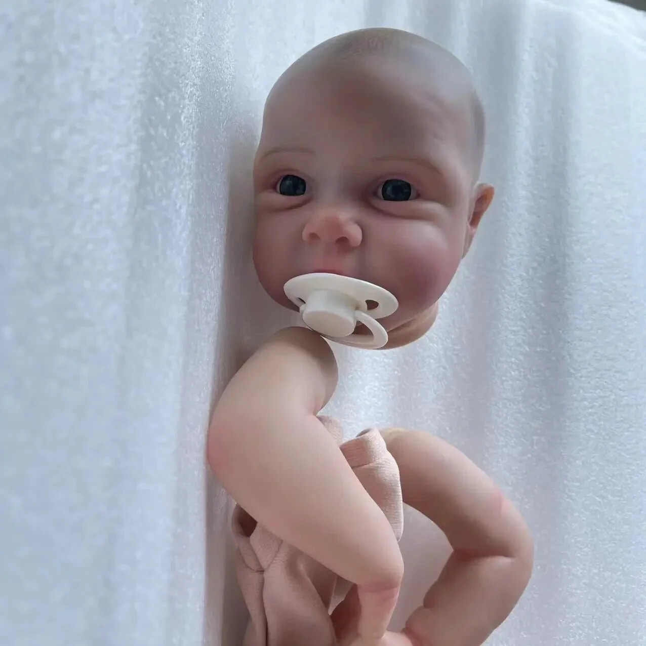 19″ Painted Reborn Doll Unassembled Kit Vinyl Parts Newborn Soft Cloth Body Gift