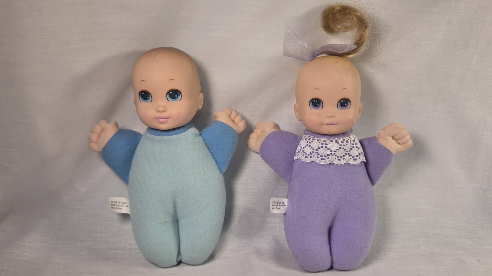 Vintage Baby Dolls Cap 1994 Boy And Girl