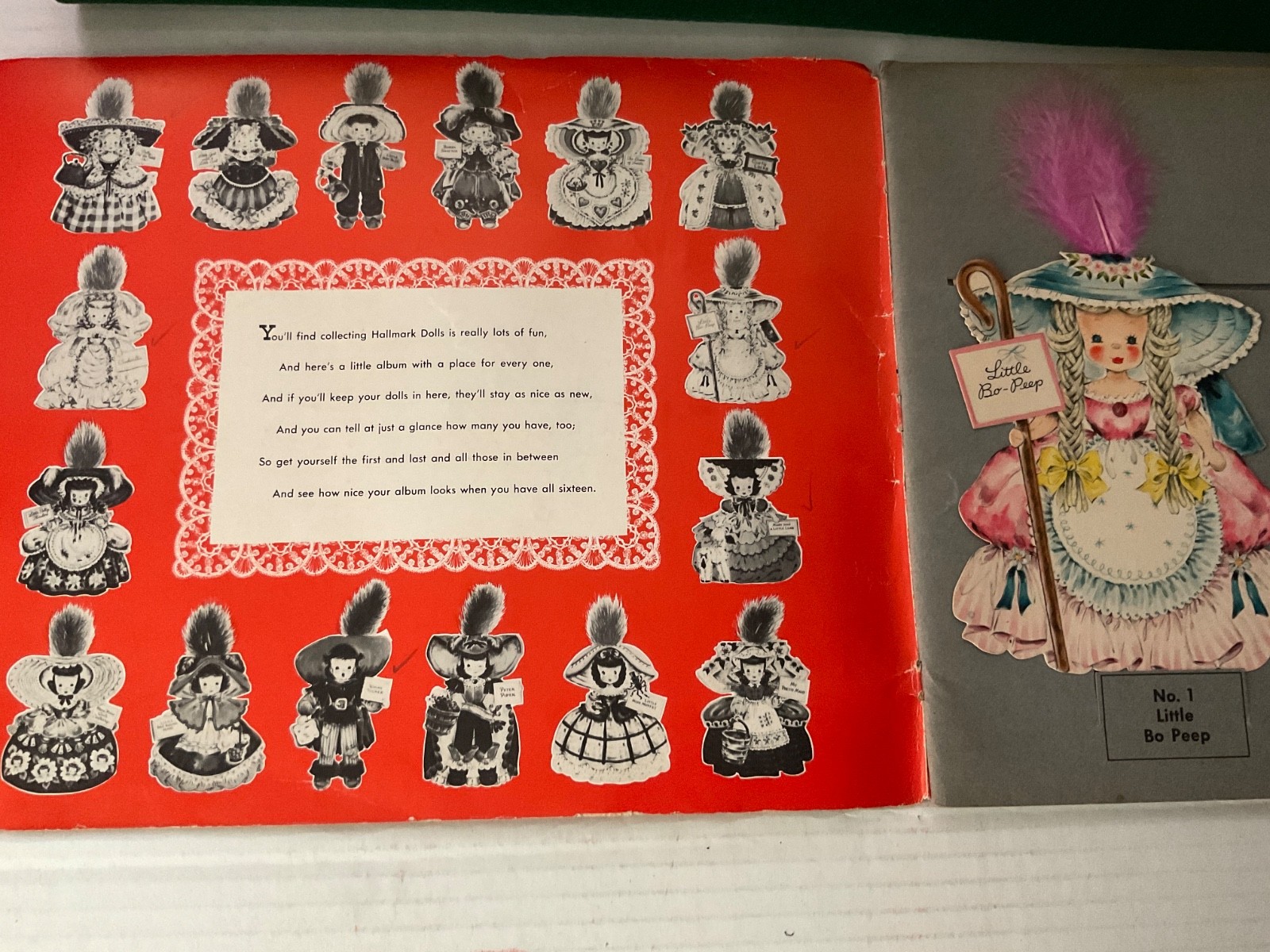 Vintage Hallmark Dolls Collectors Album From The Land Of Make Believe Read