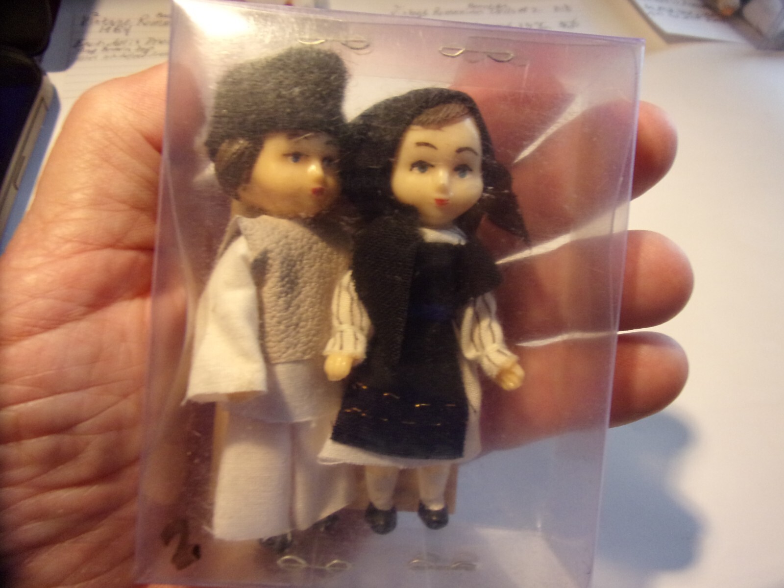 2 Collectible Vintage Beautiful Romanian Dolls – Boy/Girl – New – # 2 – $8 s/h