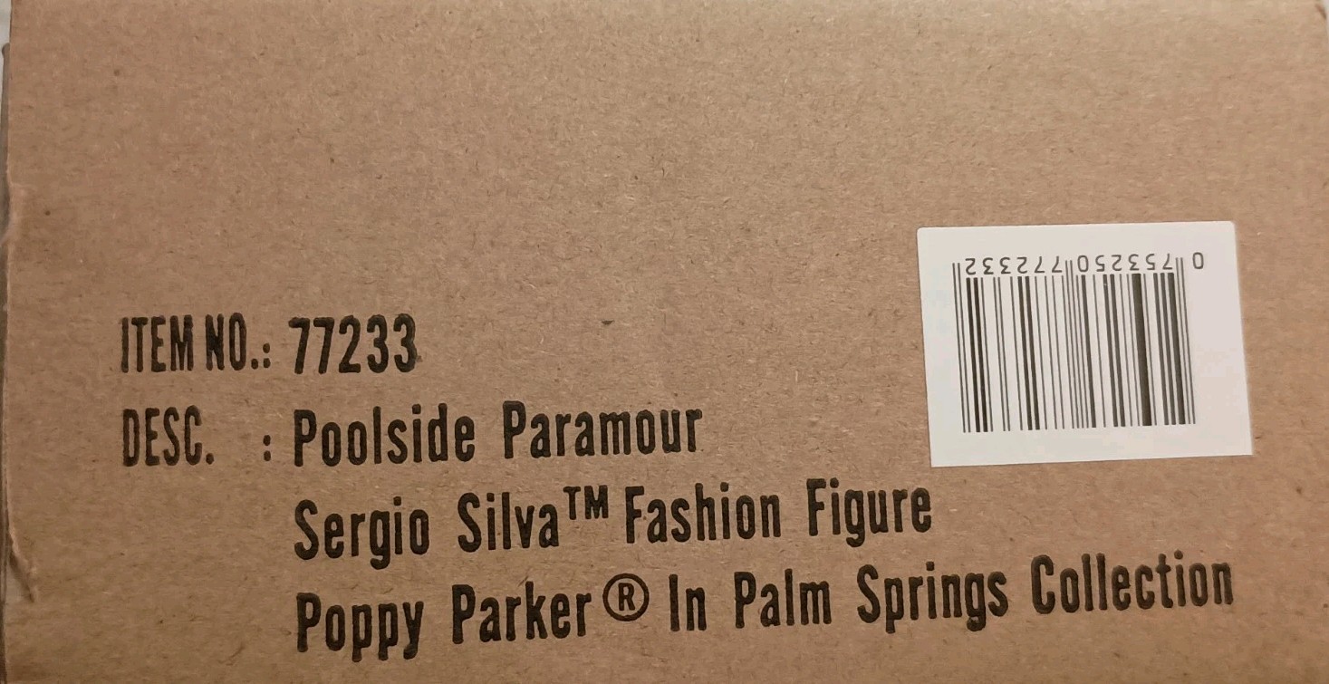 Poolside Paramour Sergio Silva Nude Doll Poppy Parker In Palm Springs 2022