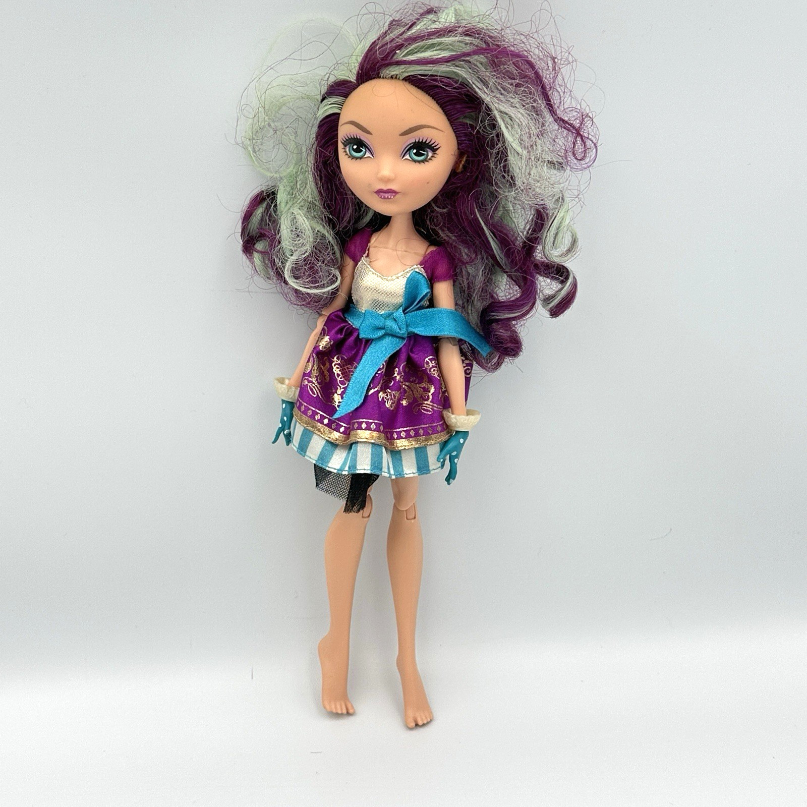 Ever After High Madeline Hatter Doll Way Too Wonderland Mattel Purple Mint Hair