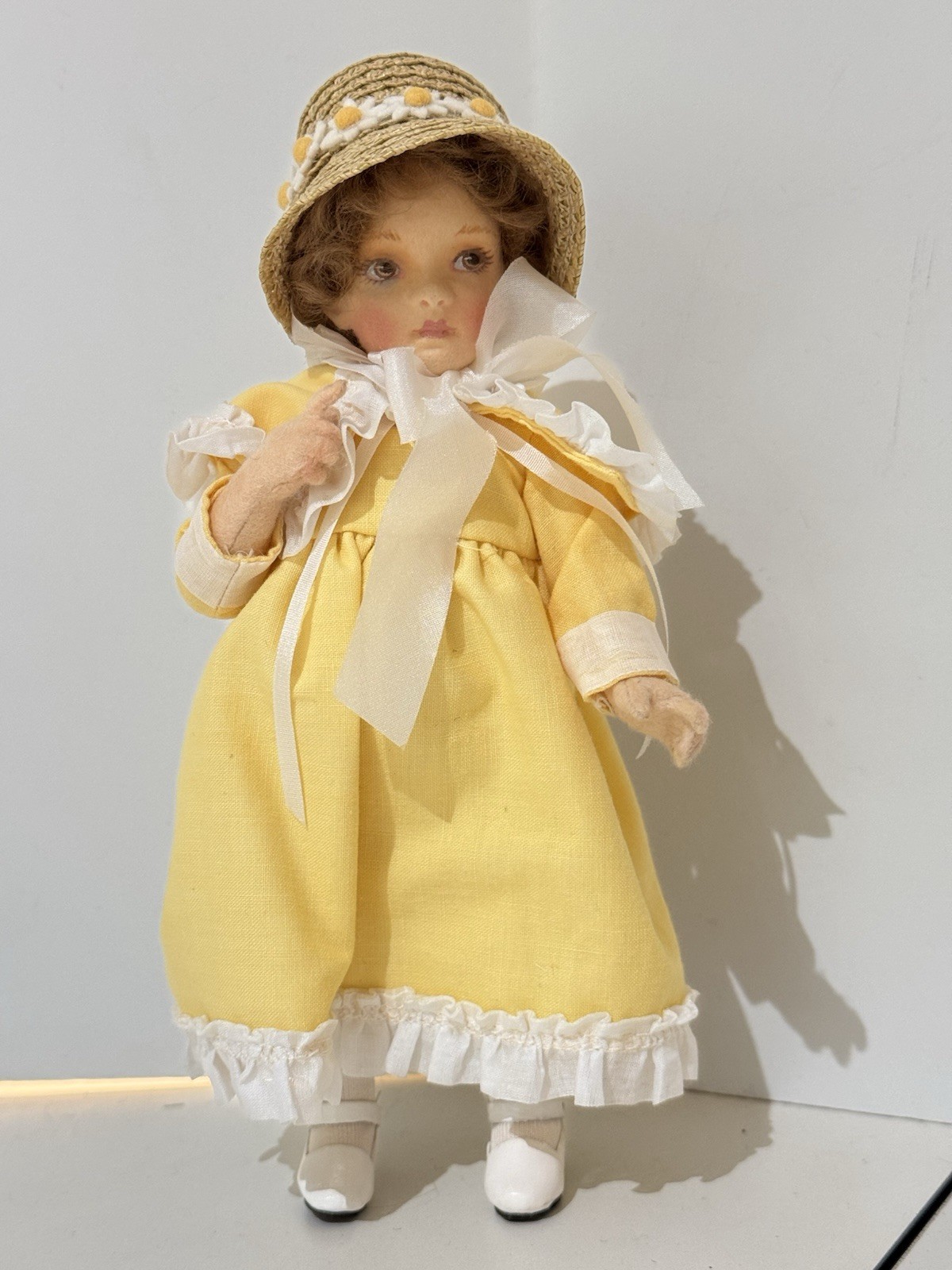 R John Wright 8”Molly & Jack Set #135 Kate Greenaway Series Signed