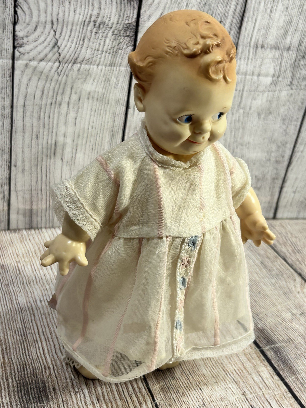 Vintage Cameo Scootles Doll 1960s Vinyl Original Pink Dress 12″ Girl Doll