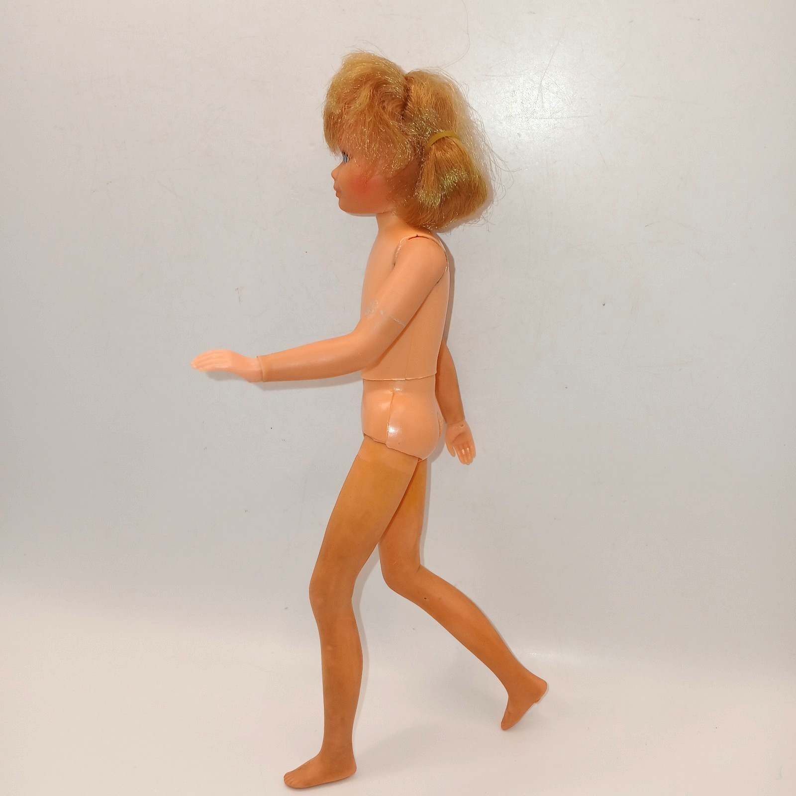 Vintage Pose n Play Skipper Doll Barbie Sister #1179 1973 Bend Leg Nude Blonde