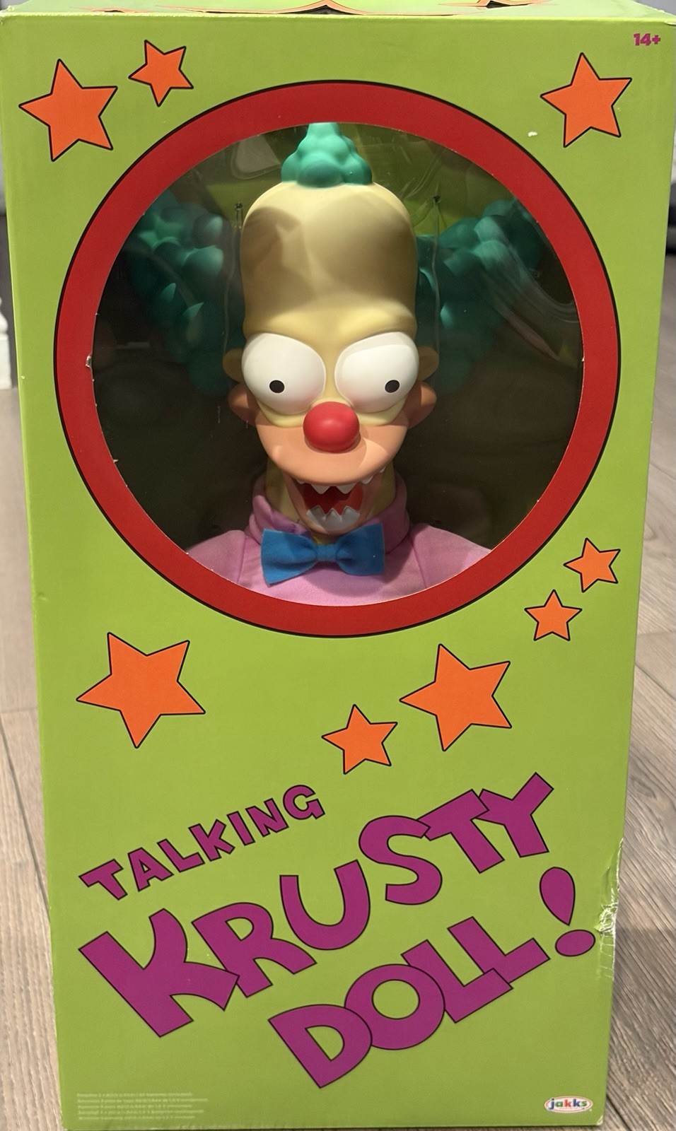 Jakks Pacific Simpsons Talking Krusty Doll NEW In Box Krusty The Clown