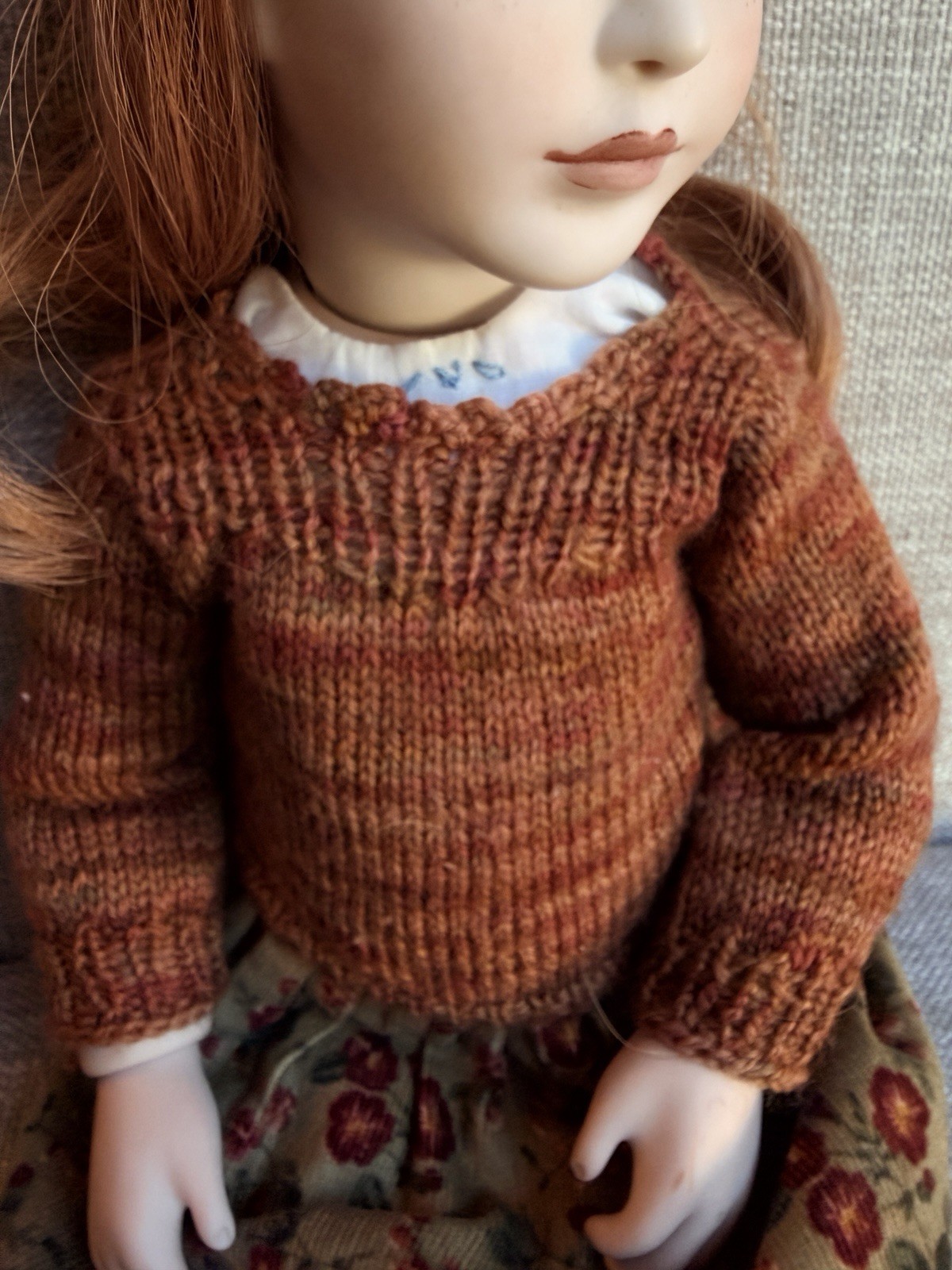 Lynne & Michael Roche Doll “Small Emily” 16″ Porcelain & Wood 126