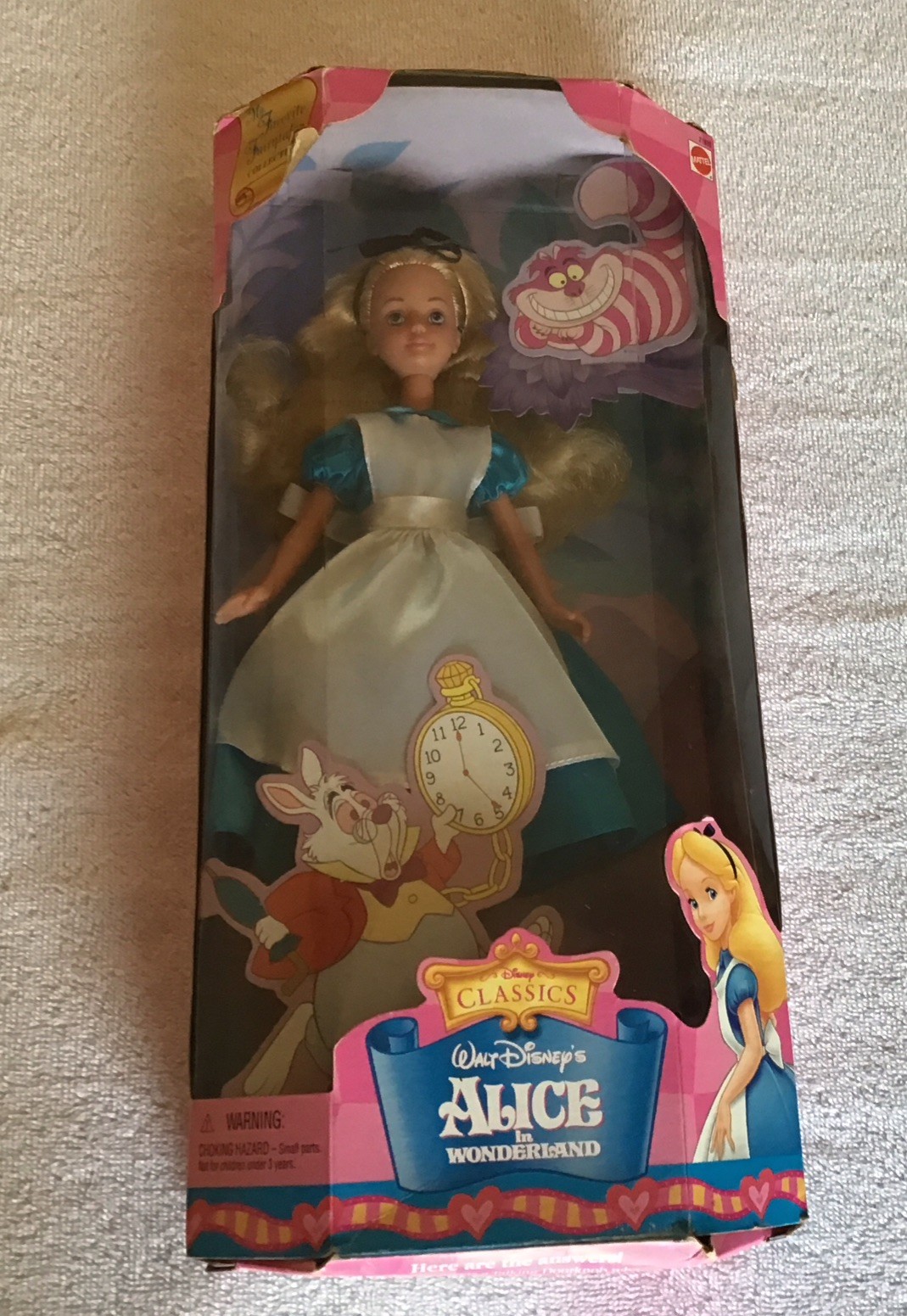 1998 Disney’s Alice In Wonderland Mattel My Favorite Fairytale Doll NEW IN BOX