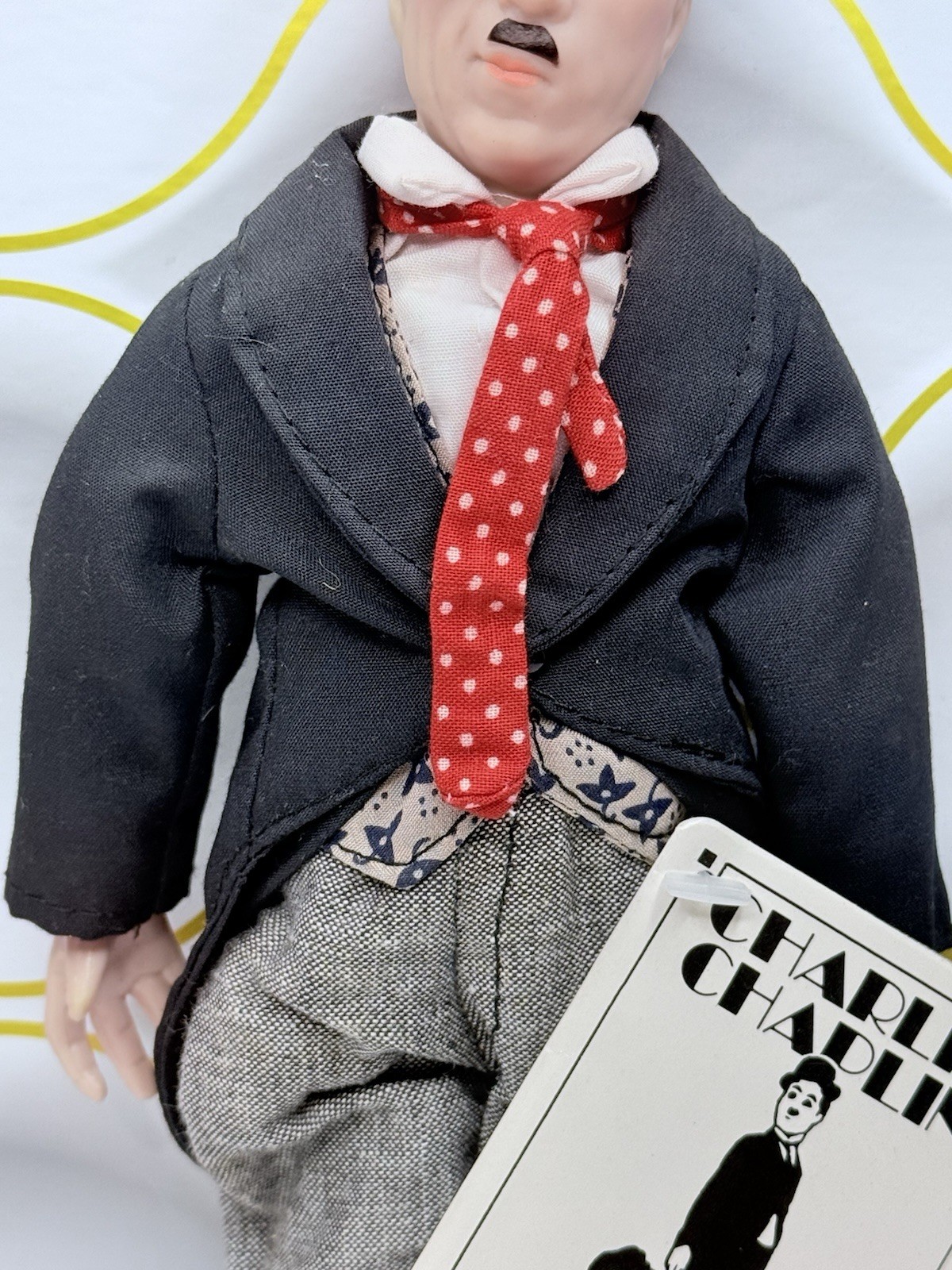 Vintage 9″ Charlie Chaplin Doll Figure Hamilton Gifts P3785 Fast Free Shipping
